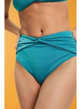 Esprit Bikini-Hose Glitzernde Bikinihose mit hohem Bund