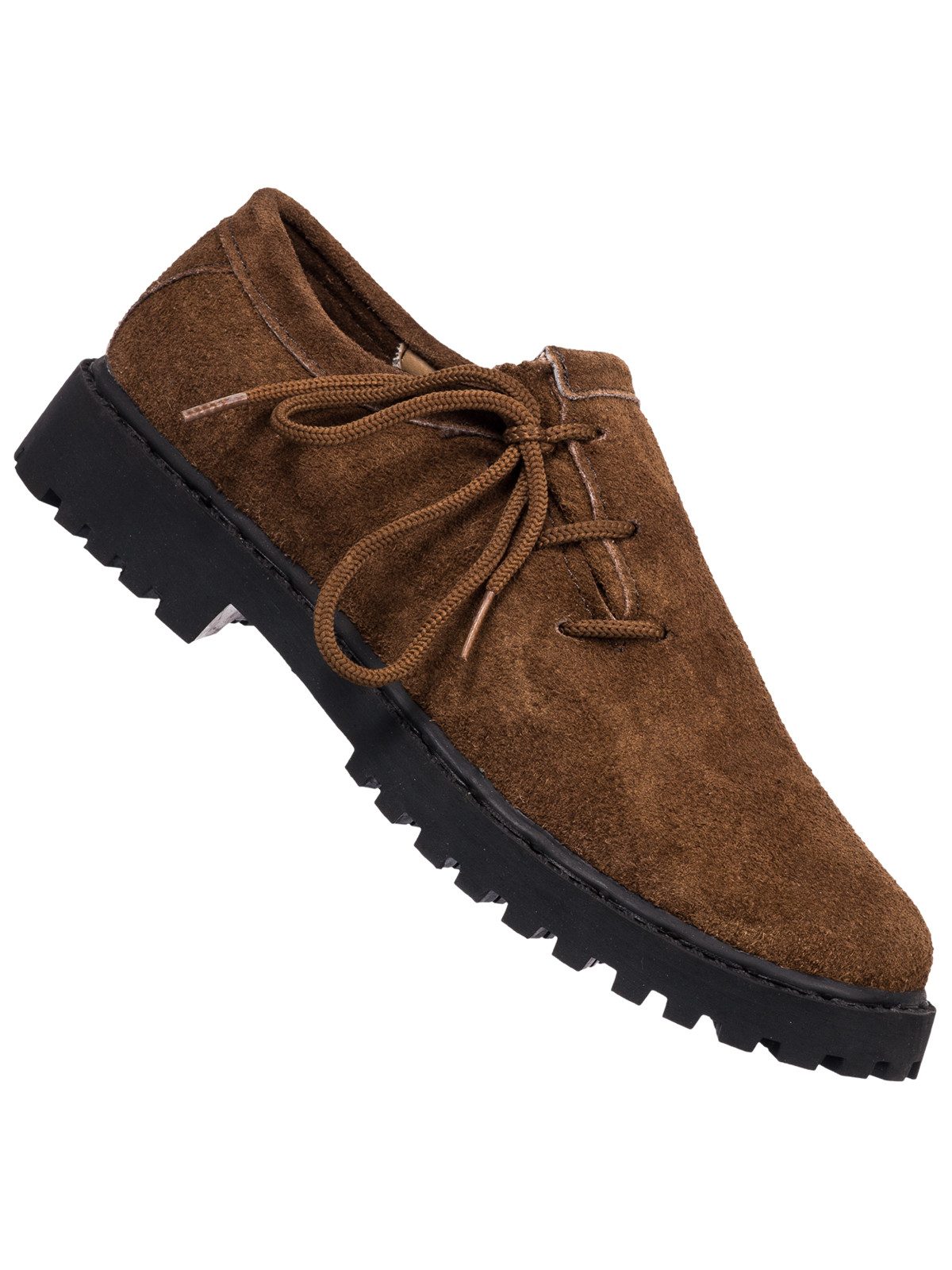 Spirit of Bavaria Trachtenschuhe Leder Schuhe Haferlschuh seitliche Schnürung