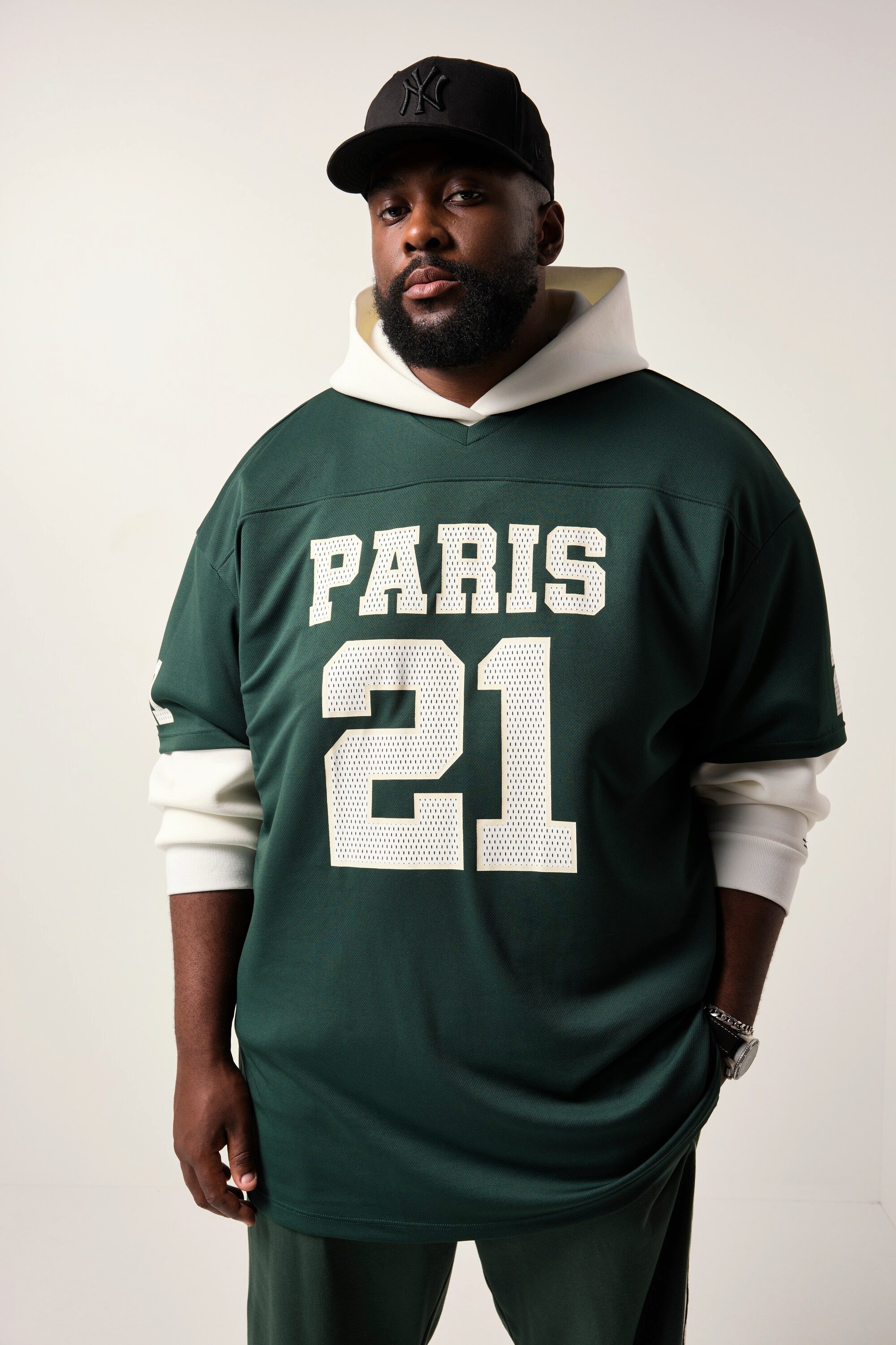 STHUGE T-Shirt STHUGE T-Shirt Halbarm oversized Mesh bis 8 XL