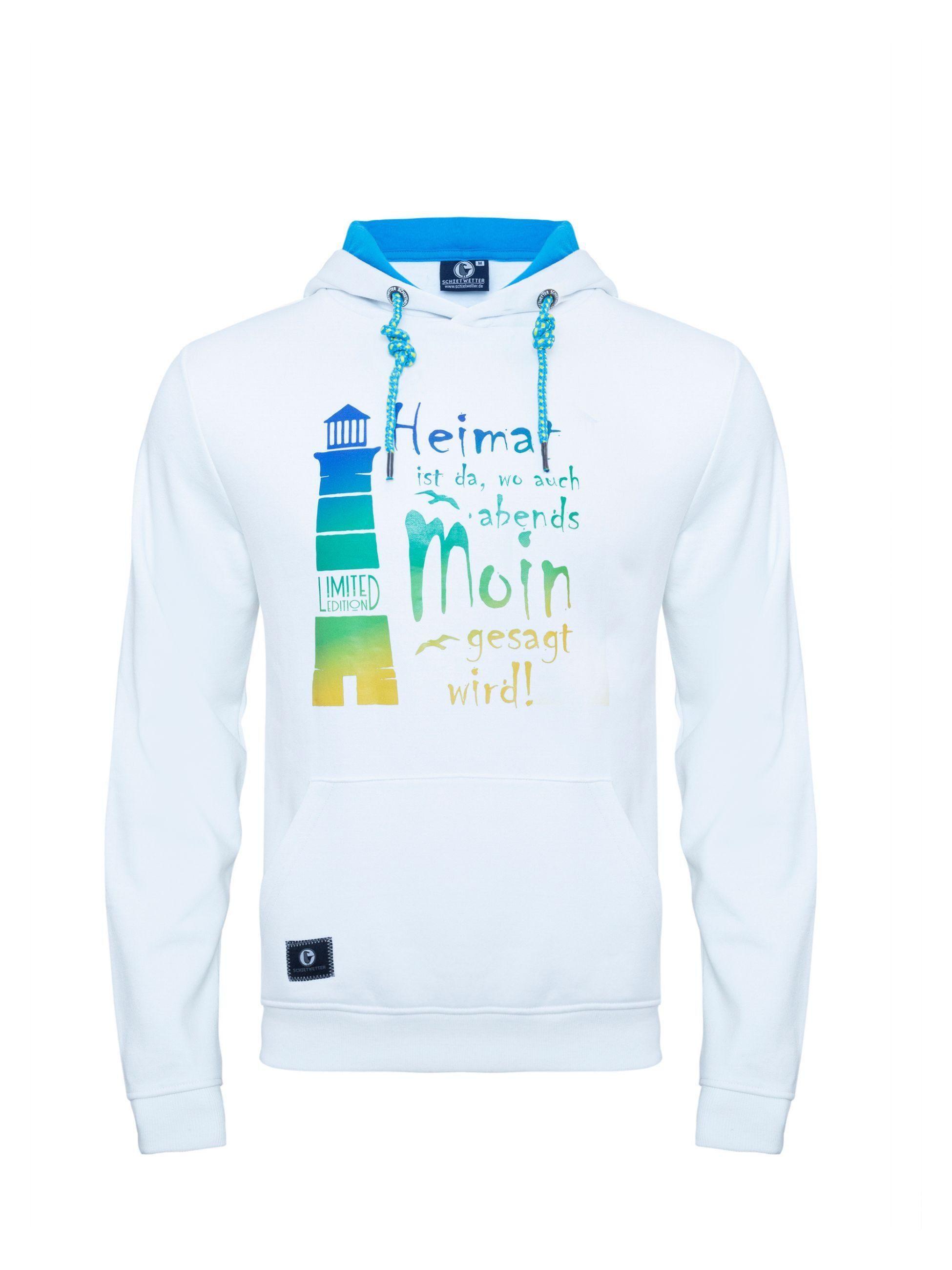 Schietwetter Kapuzenpullover Herren, Unisex Hoodie "Leuchtturm" günstig online kaufen