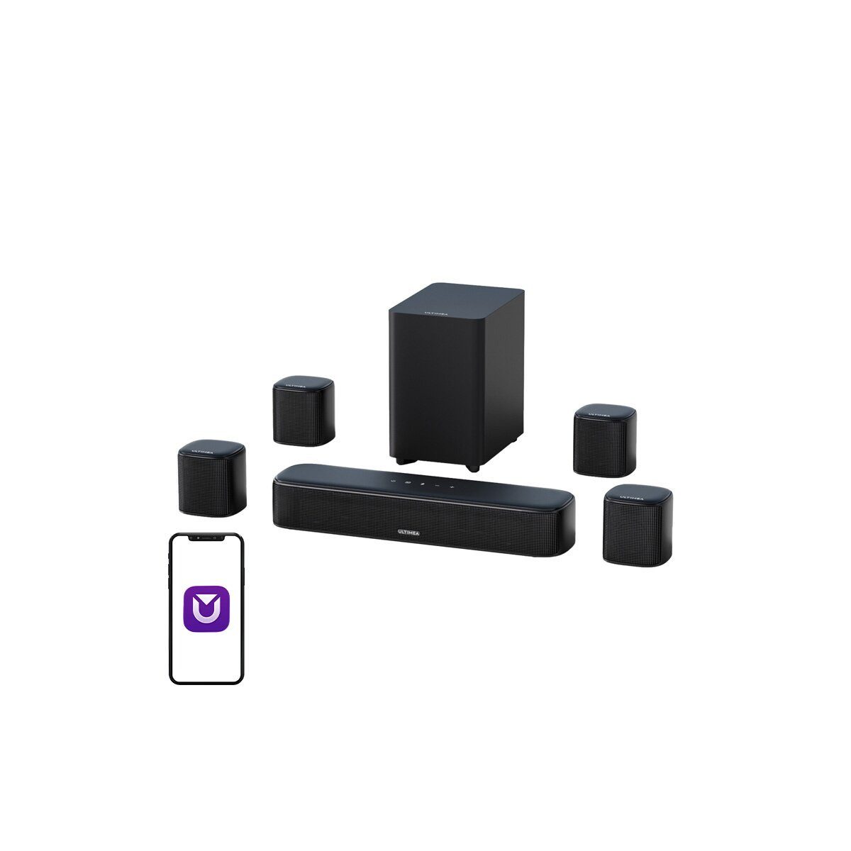 Ultimea Ultimea Aura A40 7.1 Soundbar Bluetooth TV Soundbar