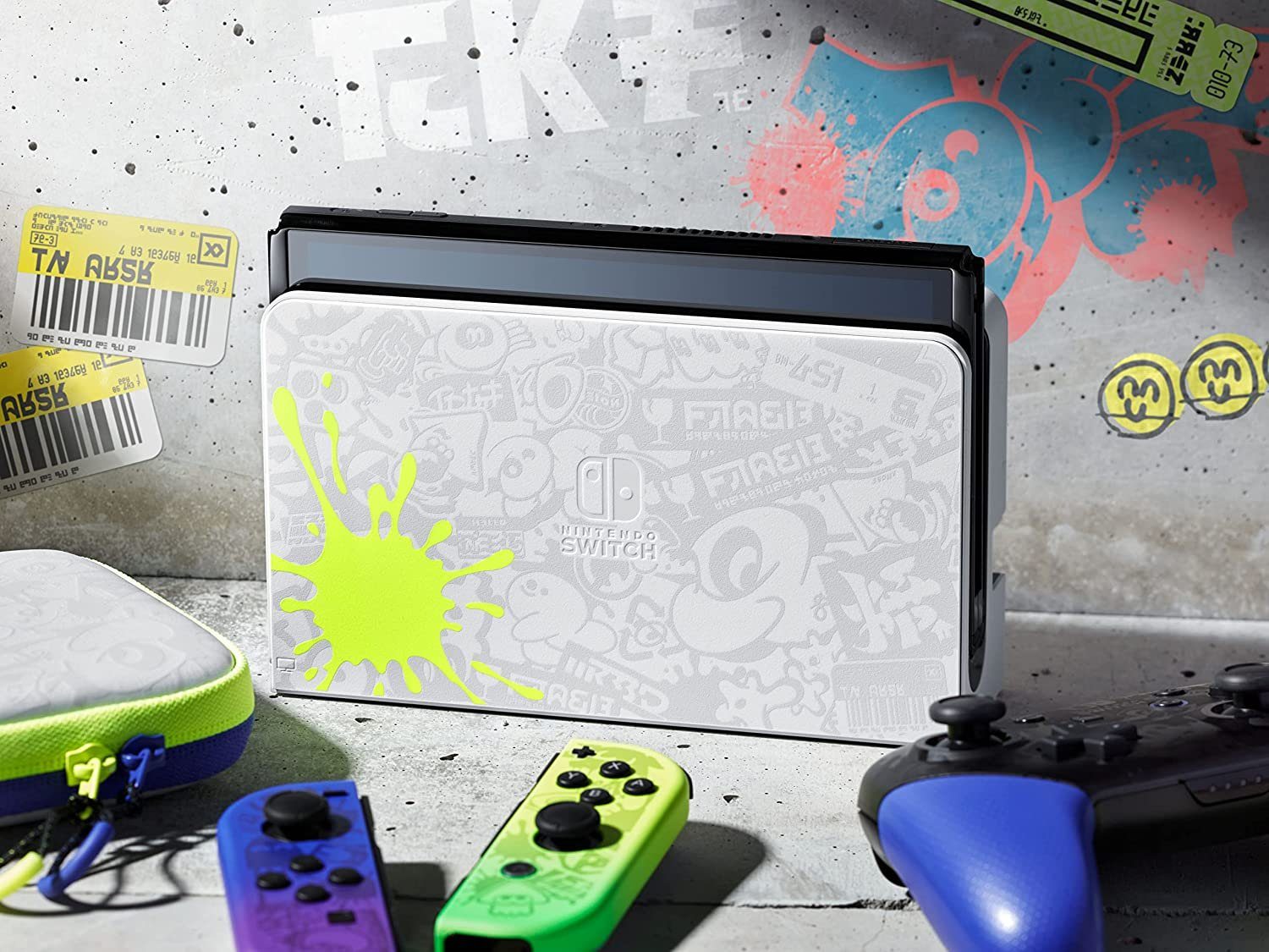 Nintendo Switch OLED Modell Spielekonsole 64GB Splatoon 3 Limited Edition