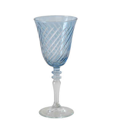 BOLTZE Weinglas 2er-Set Weinglas, Padua, blau, Farbe blau