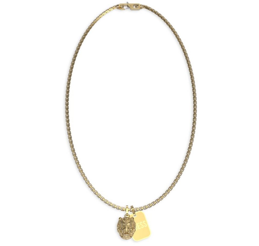 Guess Kette mit Einhänger Modern gold p... Guess Kette mit Einhänger Modern gold p...