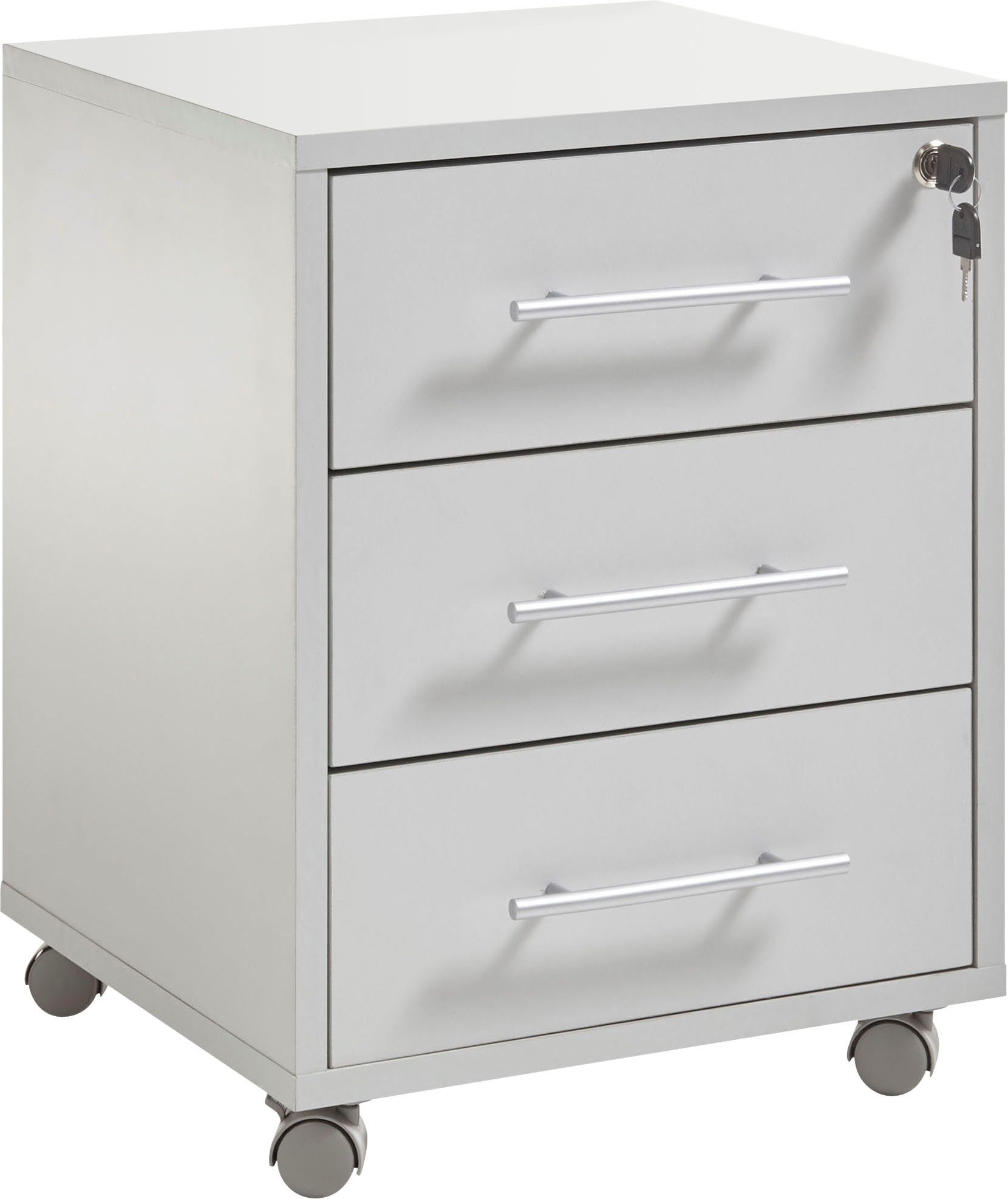 Rollcontainer Büro-Rollcontainer mit Schubladen abschließbar, Rollcontainer Rollbar