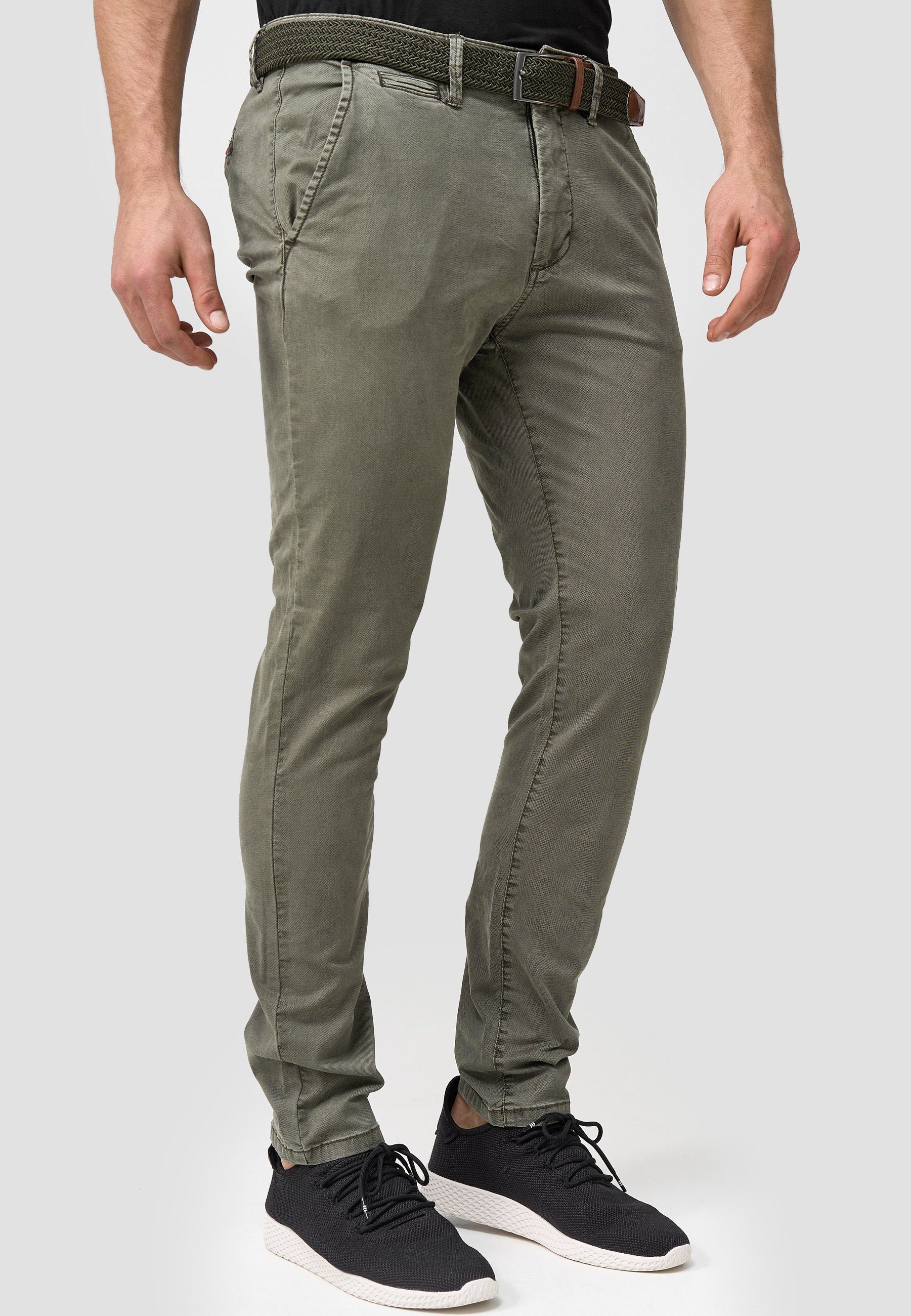 Indicode Chinohose Herren Waller Chino Hose Herrenhose