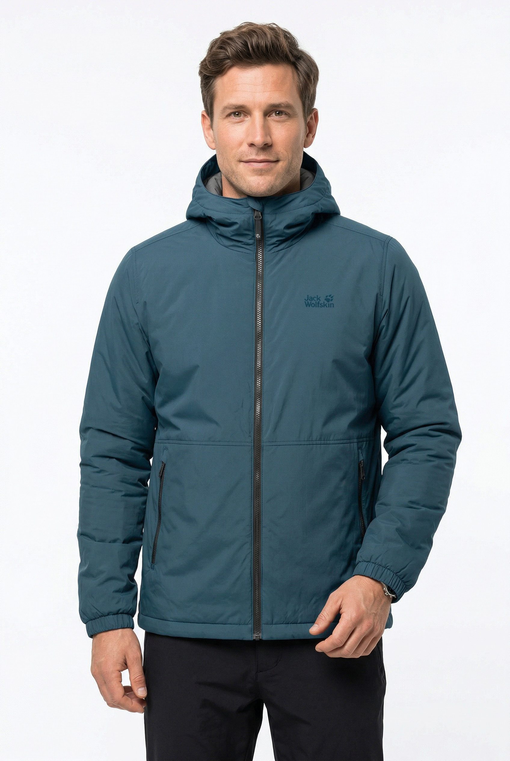Jack Wolfskin Funktionsjacke PAMIR JKT M mit 2 Hüfttaschen und innerer Brusttasche, wasserdicht, atmungsaktiv