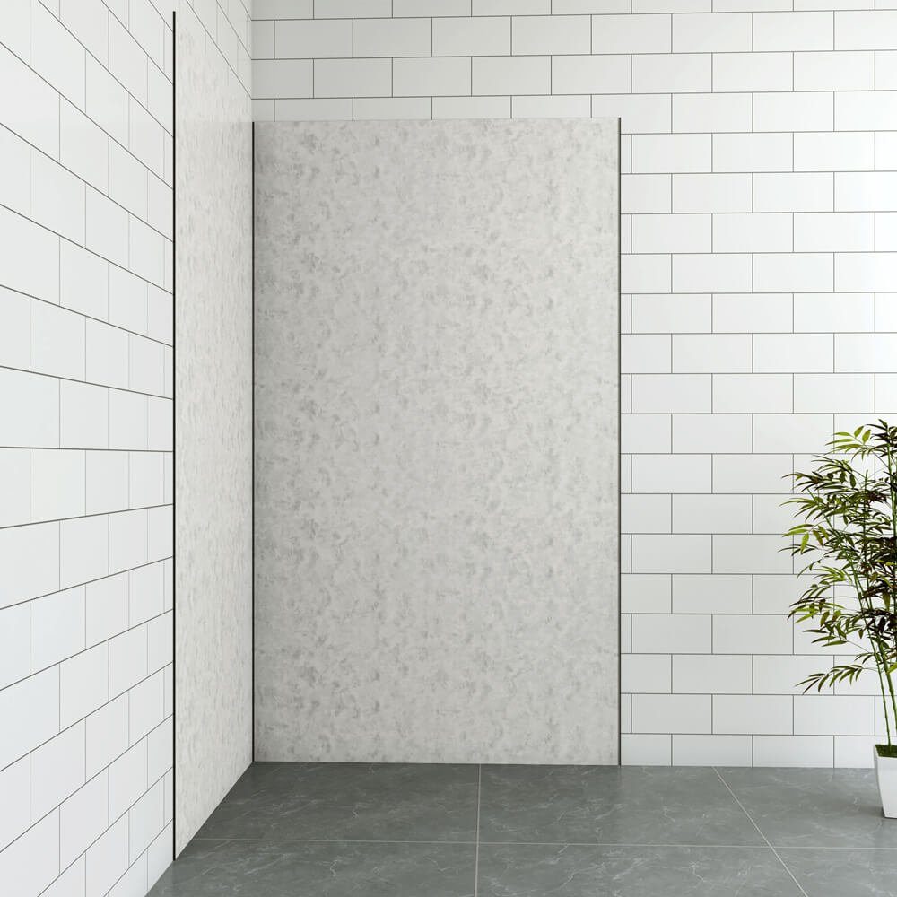 duschspa Duschrückwand 210x0.3cm wasserdichte Duschwandpaneele PE-Aluminium günstig online kaufen