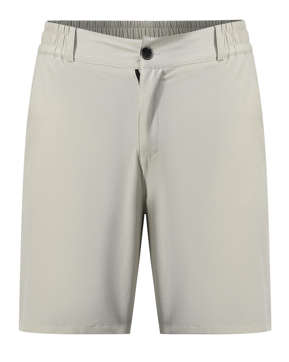Allthemen Chinoshorts Herren Business-Shorts in Unifarben mit seitlichem Gummizug