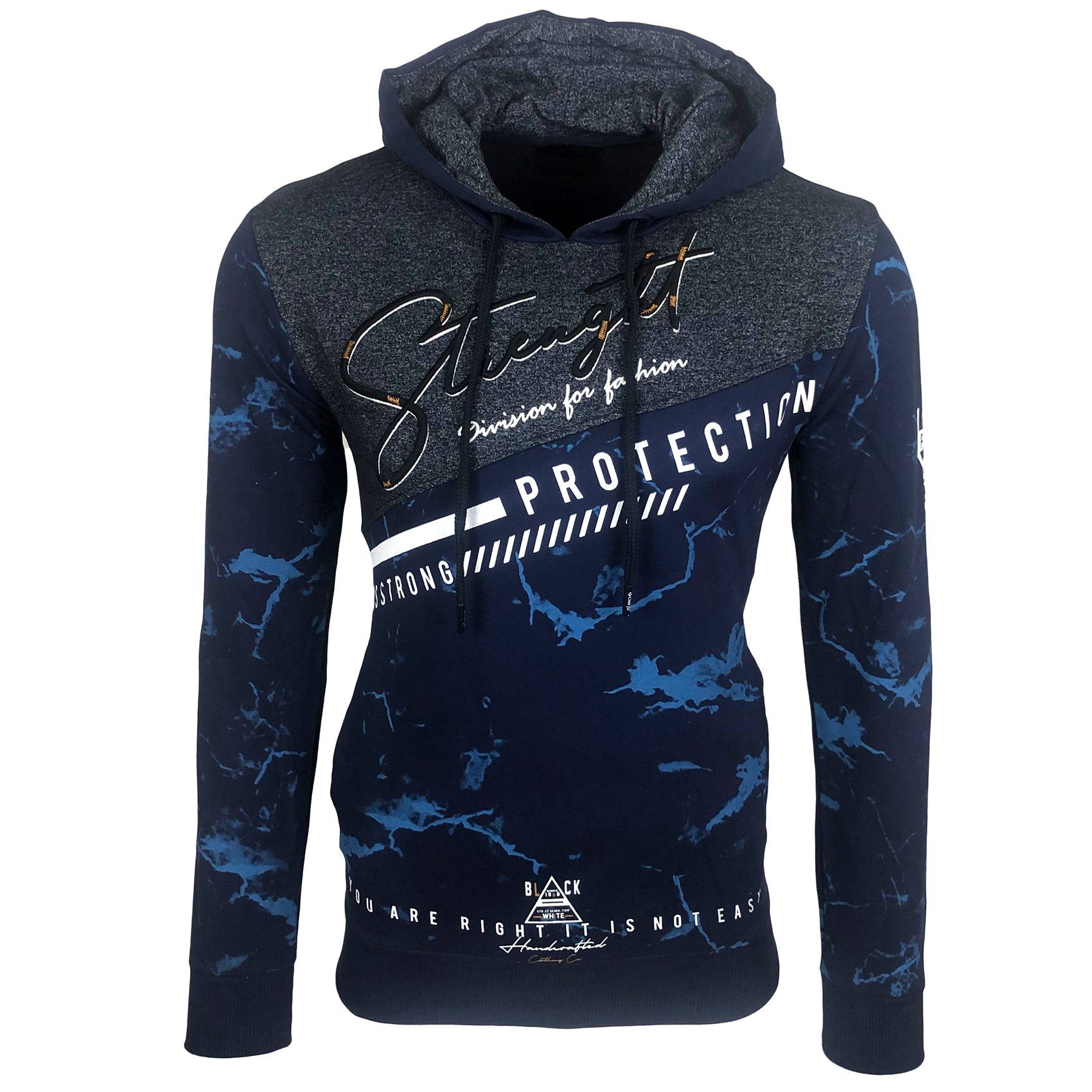 Baxboy Hoodie Baxboy Herren Pullover Hoodie Sweatshirt Langarm Kapuzenpullo günstig online kaufen