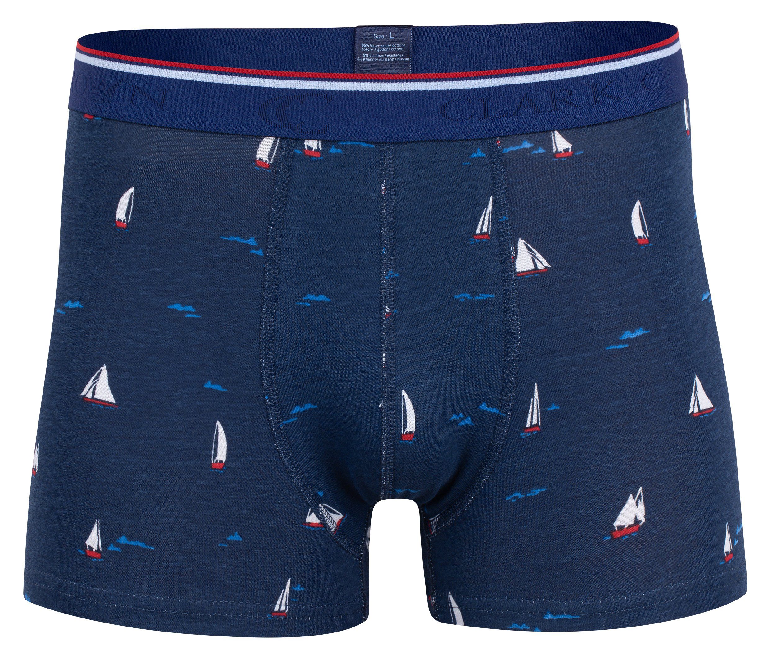 Clark Crown® Boxershorts Maritim (2-St) günstig online kaufen