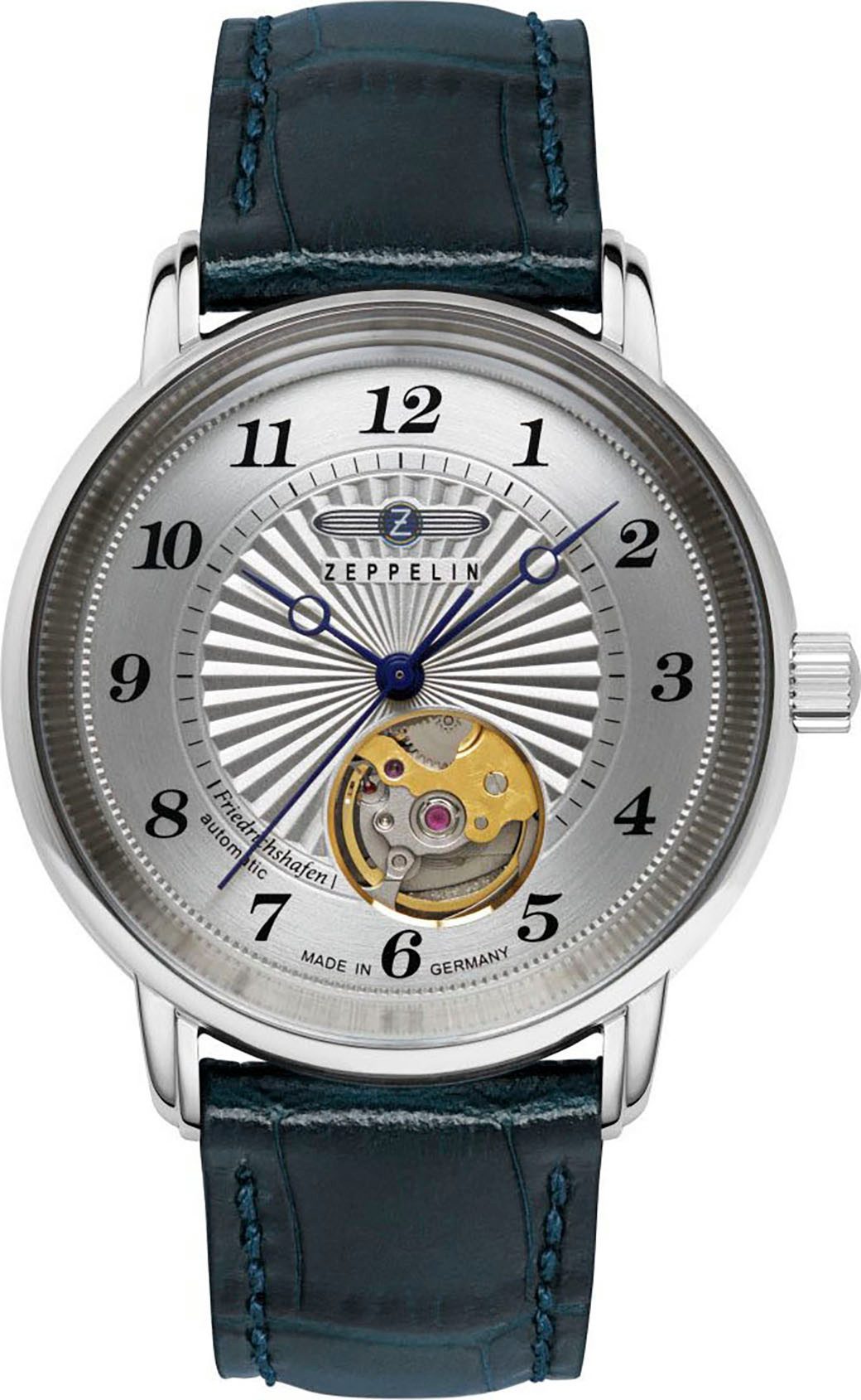 ZEPPELIN Automatikuhr Friedrichshafen 8567-1, Armbanduhr, Damenuhr, Made in Germany, Mechanische Uhr, analog