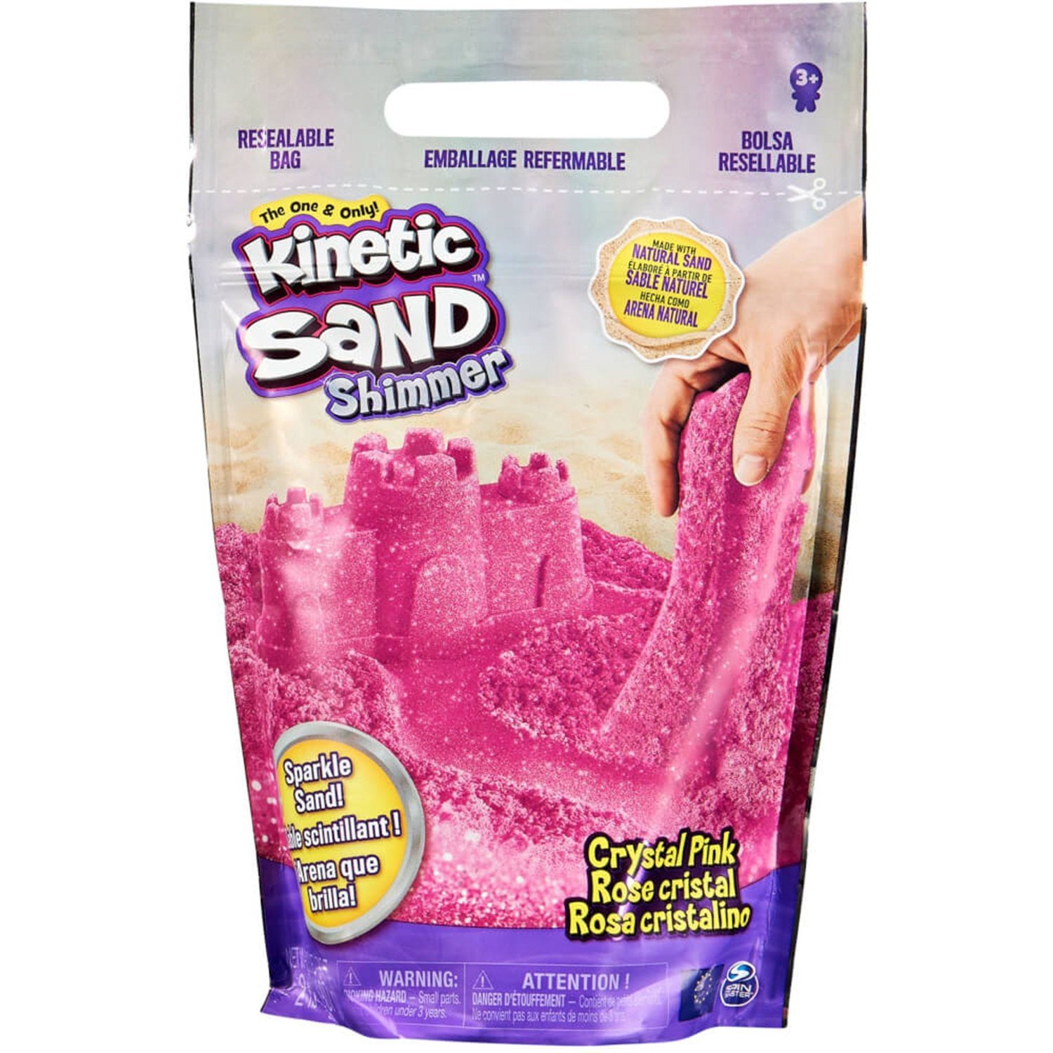 Spin Master Кинетический песок 6060800 Spin Master Kinetic Sand Glitzer Sand Rosa