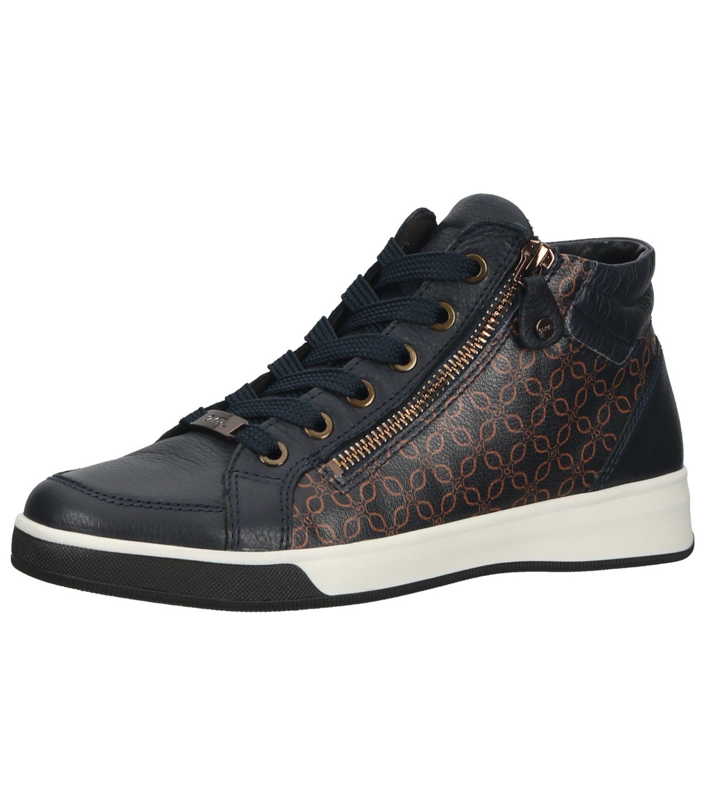 Sneaker Blau Leder Sneaker Ara