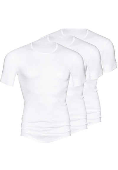 Mey Unterhemd 3er Pack Noblesse (Spar-Set, 3-St) Unterhemd / Shirt Kurzarm - Baumwolle - Ohne auftragende Nähte