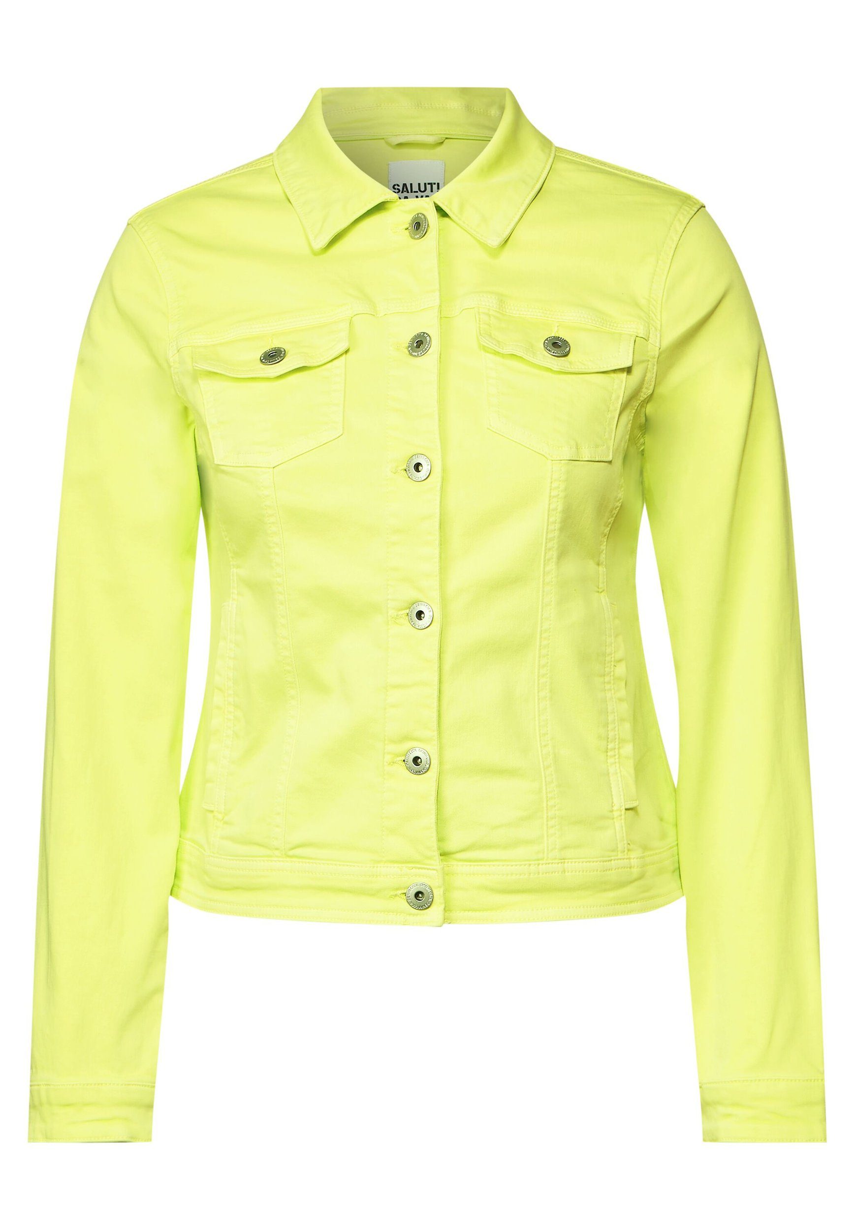 Cecil Steppjacke Color Jeansjacke limelight yellow