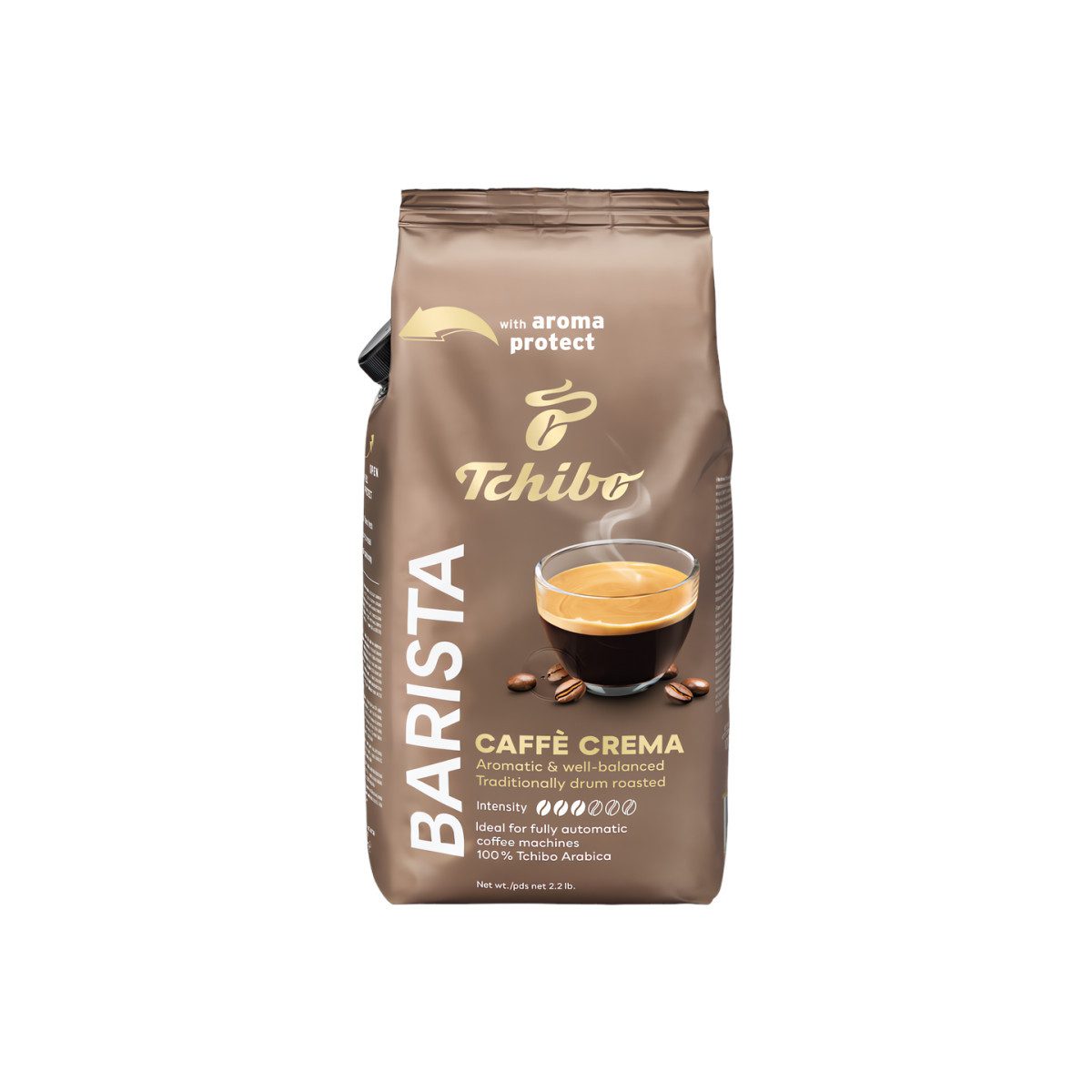 Tchibo Kaffee Kaffeebohnen Tchibo Barista Caffè Crema, 1 kg