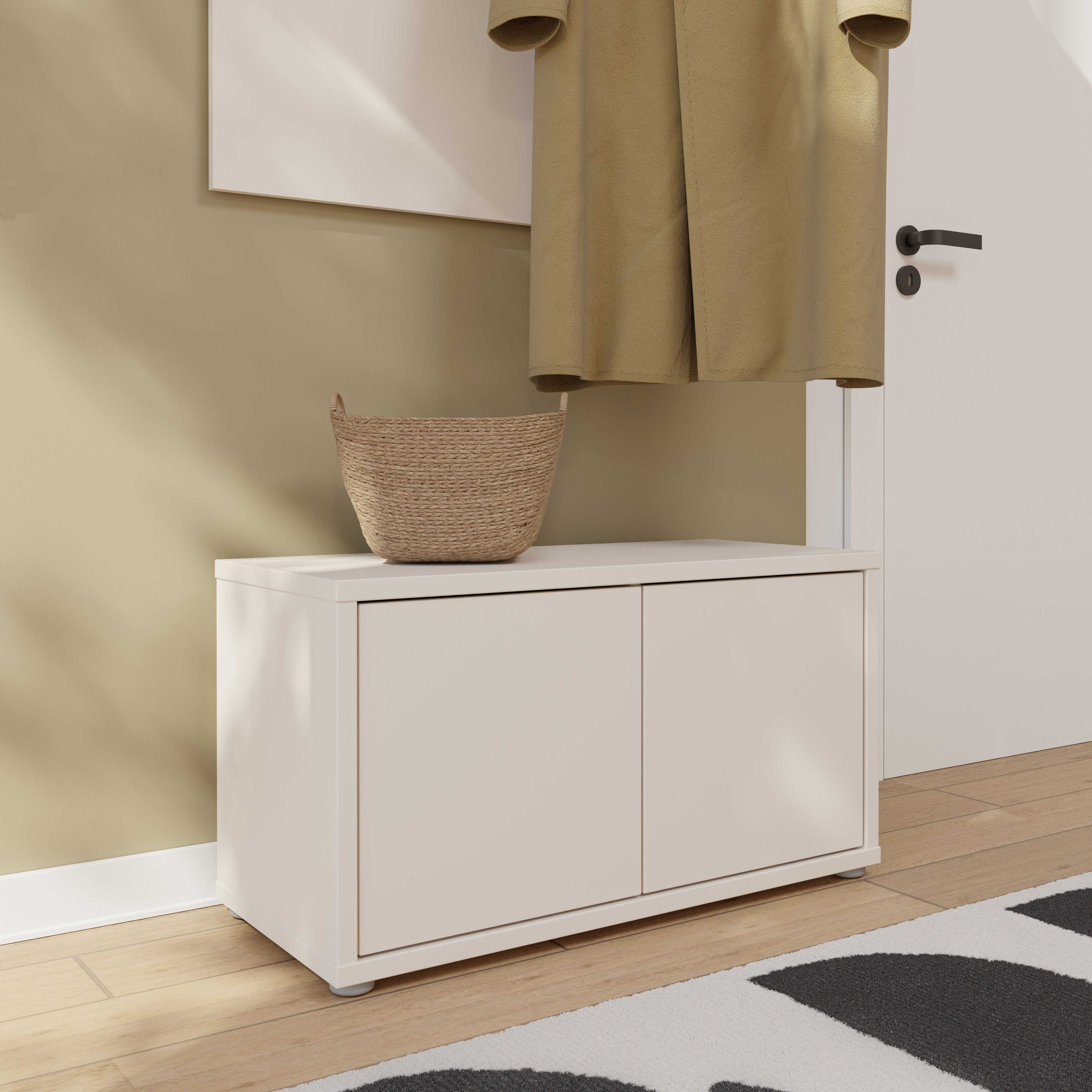 FORTE Schuhbank, B/H/T 74,5/41,5/34,9 cm, Push to open günstig online kaufen