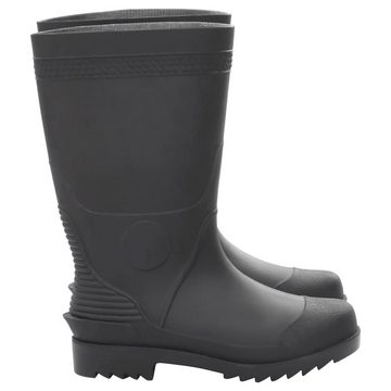 vidaXL Wathose Gummistiefel Schwarz Größe 39 PVC