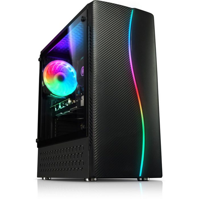 Kiebel Viper V Gaming-PC (AMD Ryzen 5 AMD Ryzen 5 5600G Radeon Vega 16 GB RAM Luftkühlung RGB-Beleuchtung WLAN)