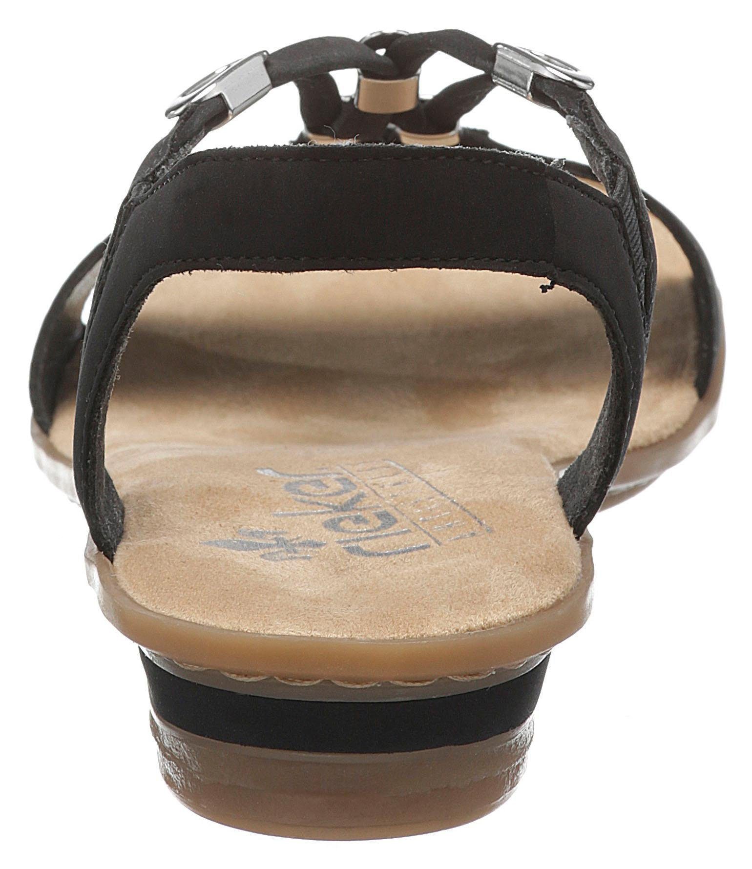 Rieker Sandalette, Sommerschuh, Sandale, Keilabsatz, im günstig online kaufen