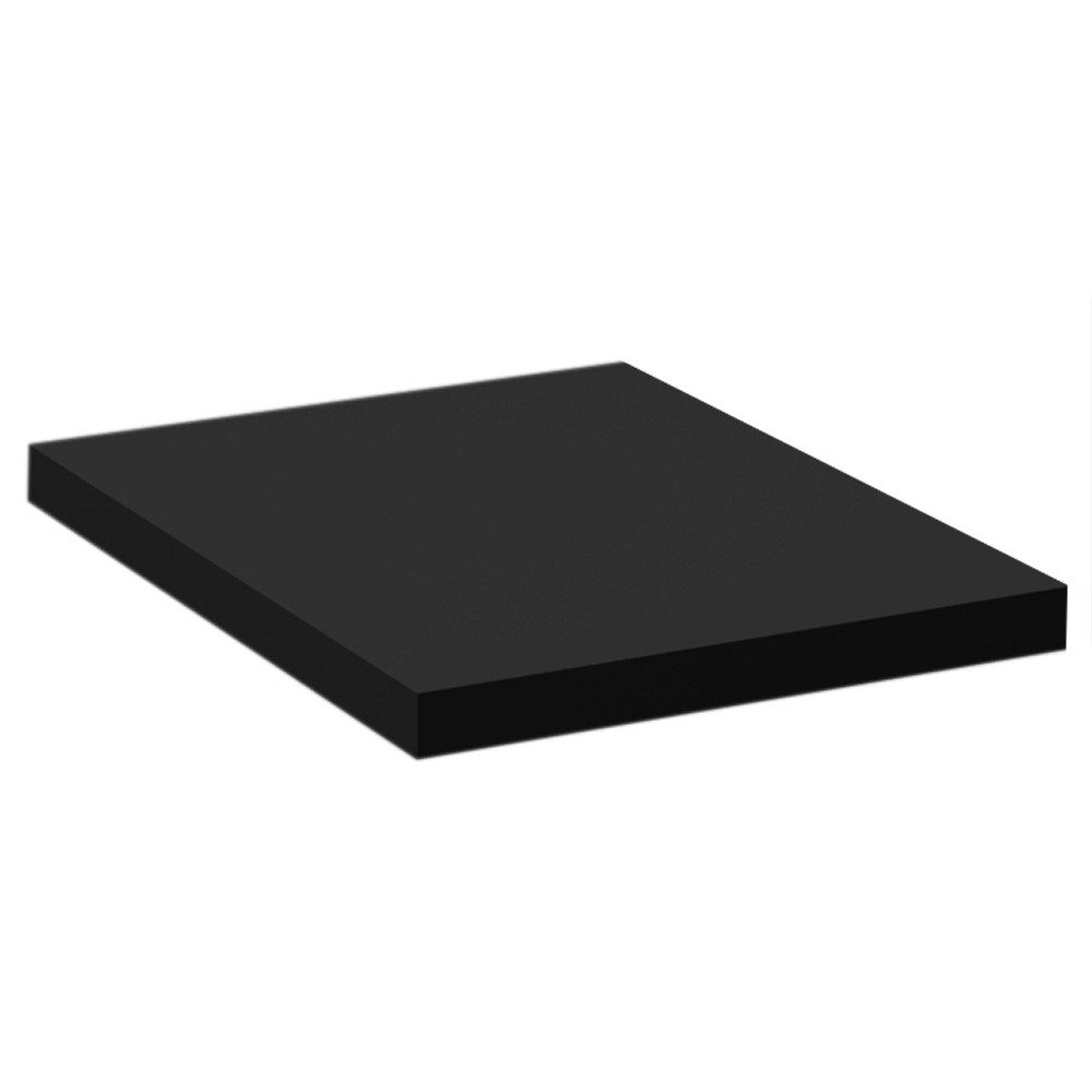 Lomadox Waschtischplatte NEWPORT-56-BLACK, Abdeckplatte 30cm, in schwarz
