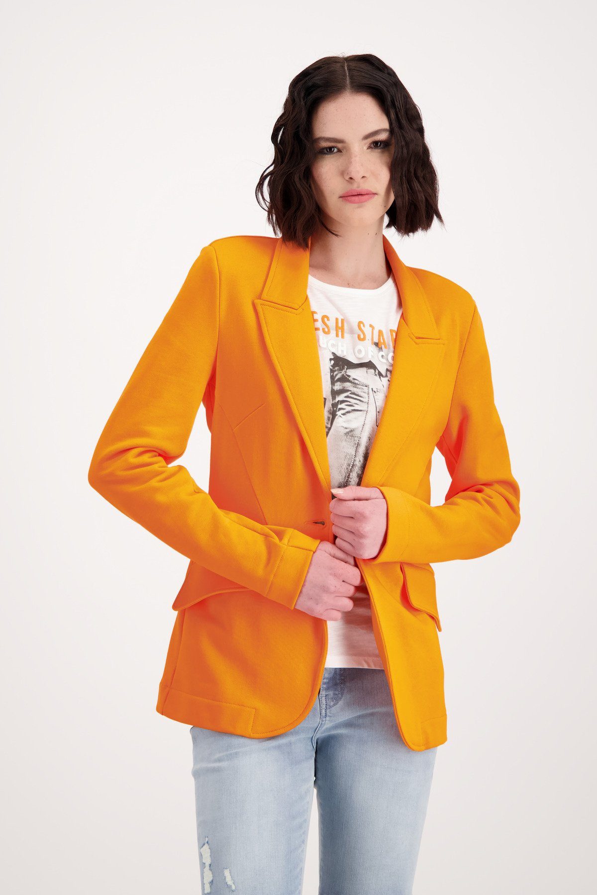 Sweatblazer Sweatblazer mit Reverskragen