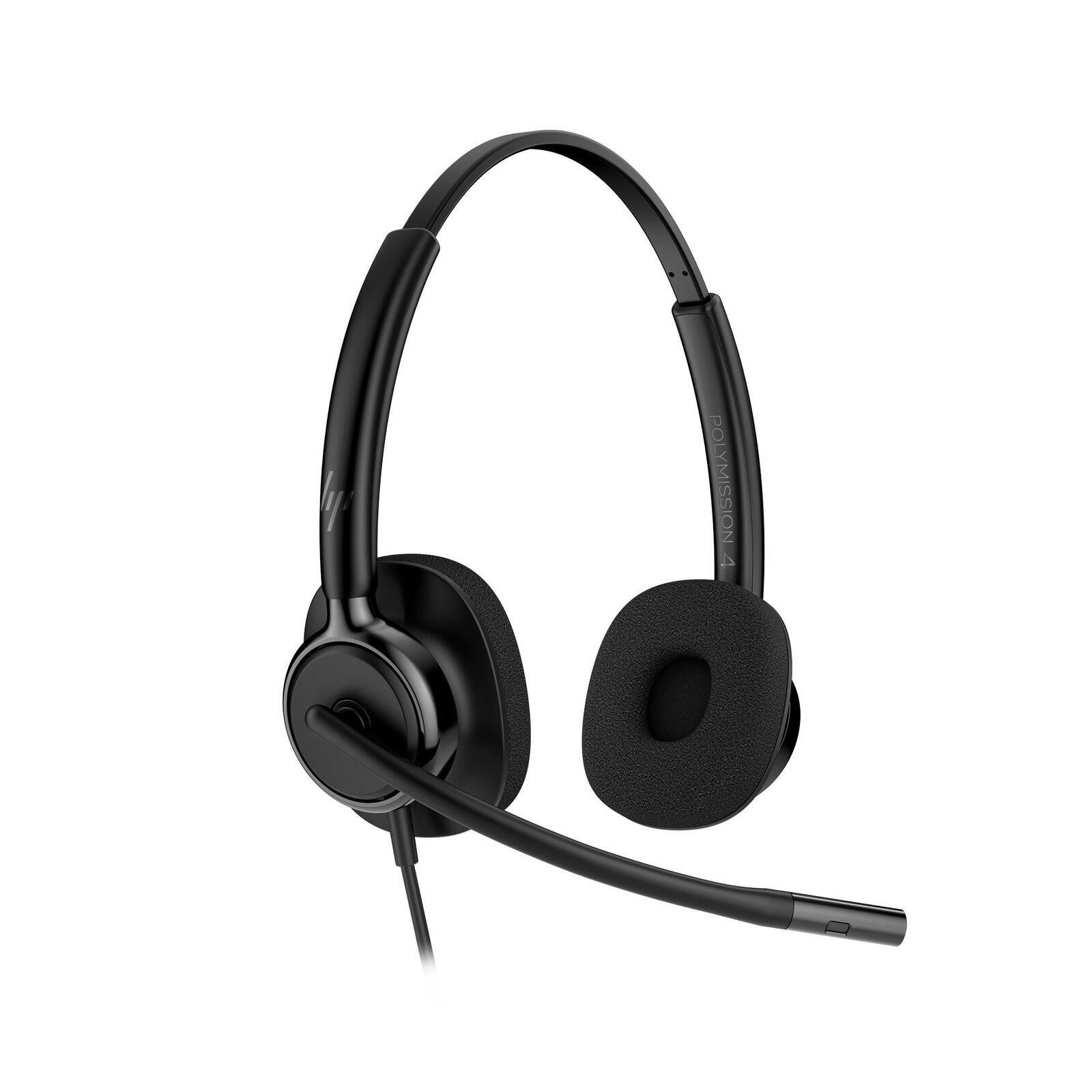 Polycom HP Poly Mission 425 Stereo-USB-Headset, kabelgebun Headset