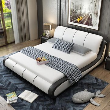 JVmoebel Bett Betten Schlafzimmer Möbel Doppel Luxus Boxspring Bett Design Stoff