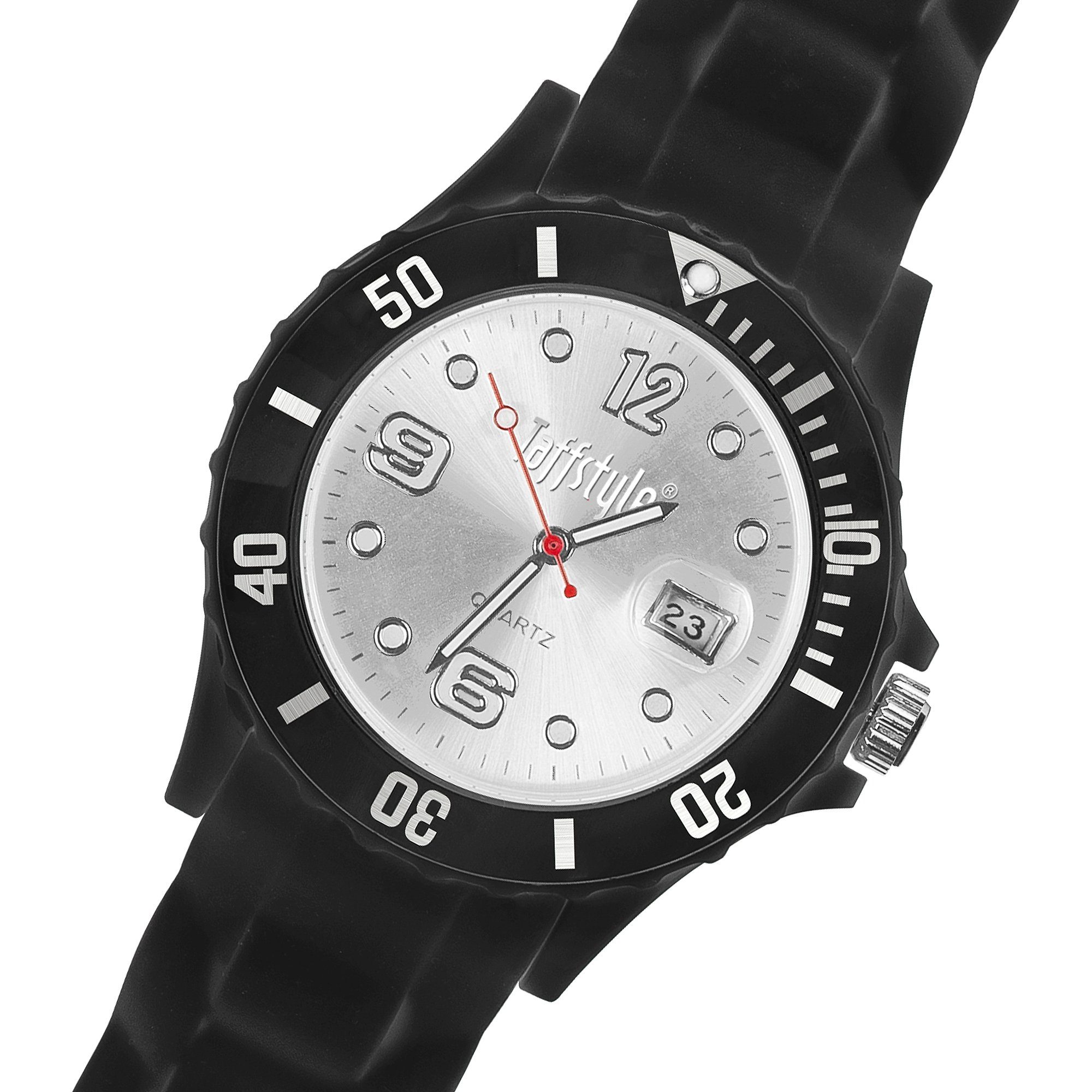 Taffstyle Quarzuhr Armbanduhr Silikon Sport Uhr günstig online kaufen