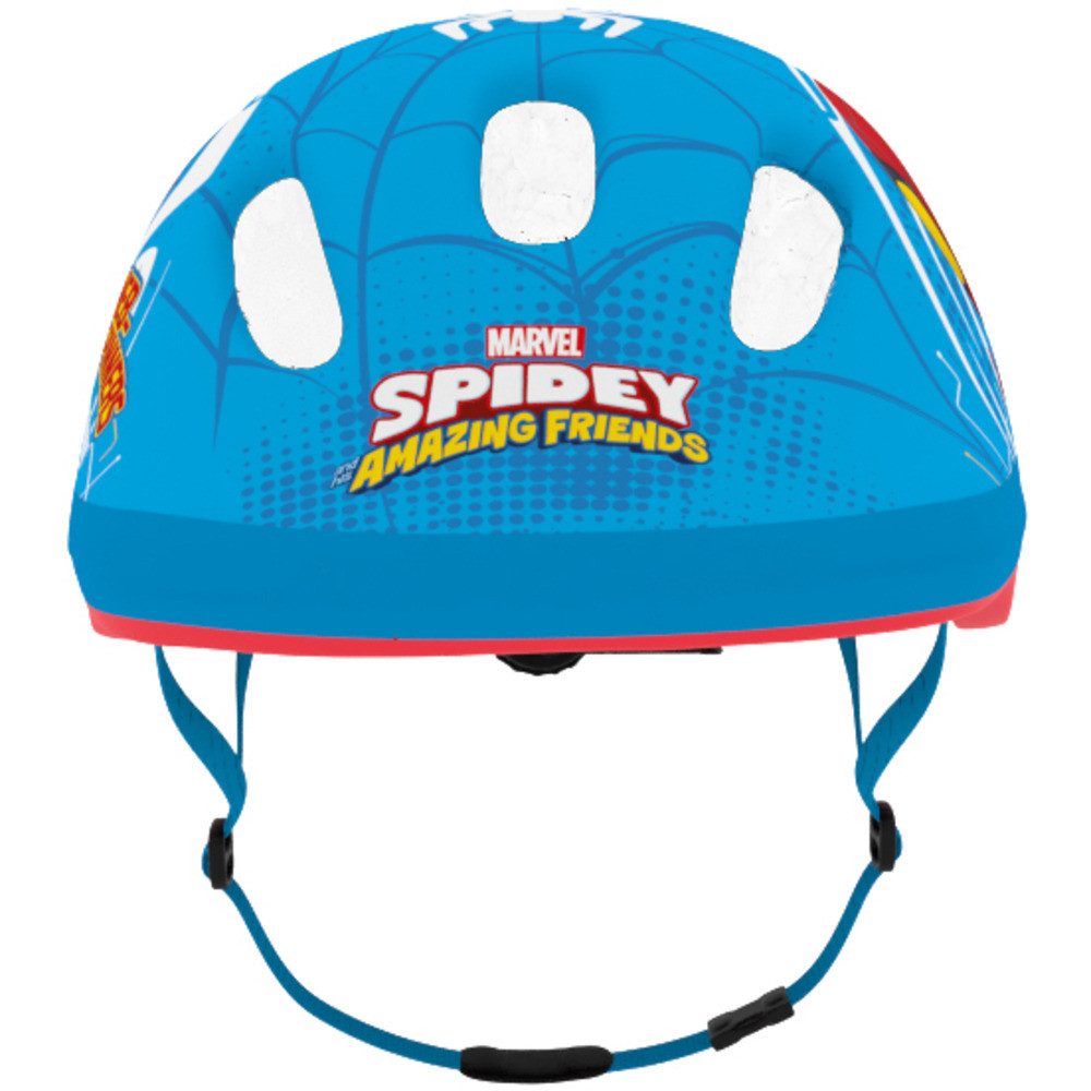 Seven Polska Kinderfahrradhelm "SPIDEY", XS: 44-48cm, ca. 1 - 2.5 Jahre, Spiderman-Junior