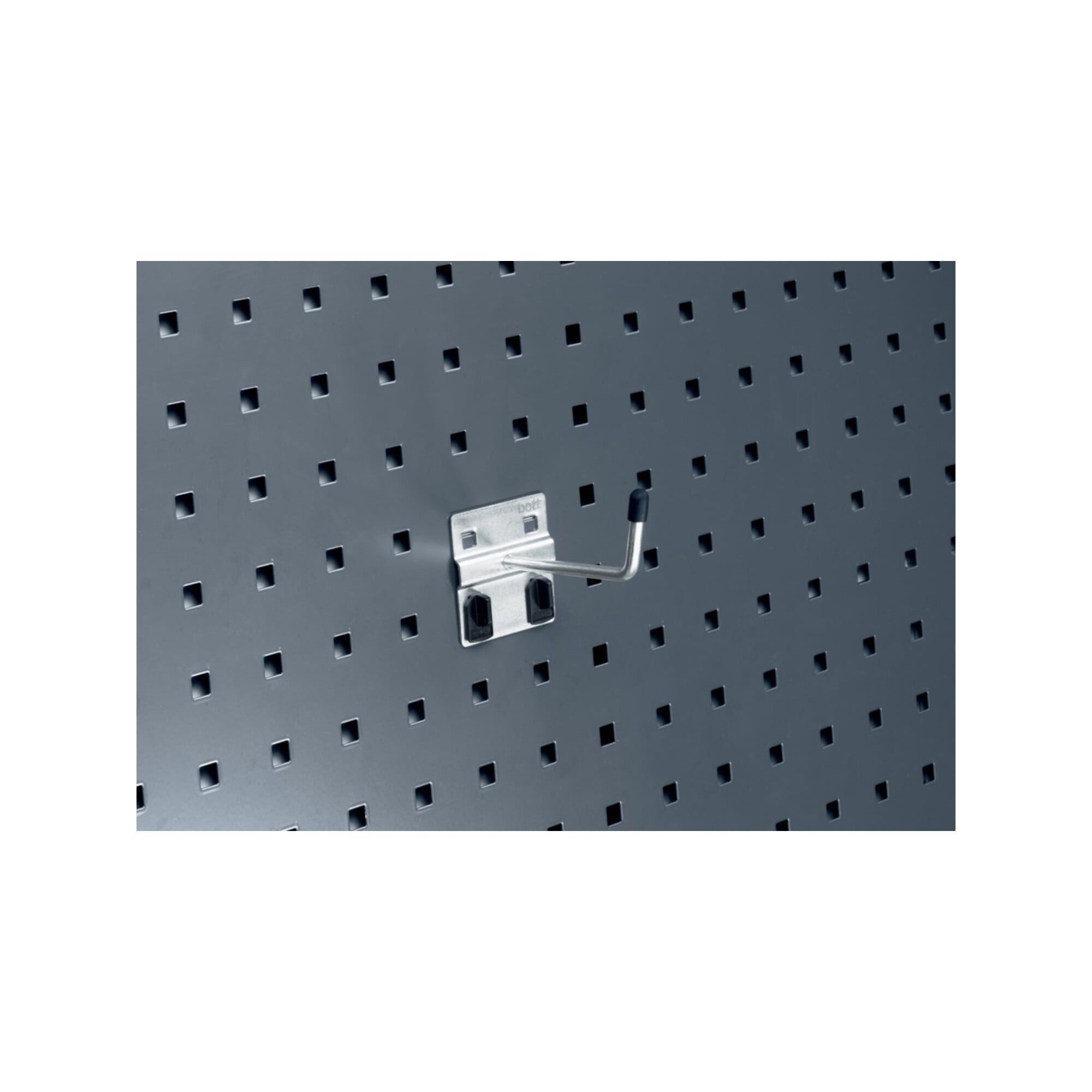 Bott Lochwand bott Haken plus L 25 mm D6 mm Hakenende 35 mm für Lochplatten 5 Stk