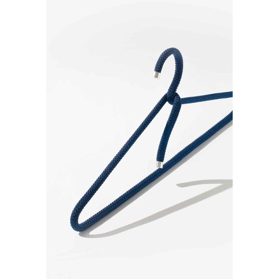 Peppermint Products Garderobenhaken Products Kleiderbügel Rope Hanger Blau (3er-Set)