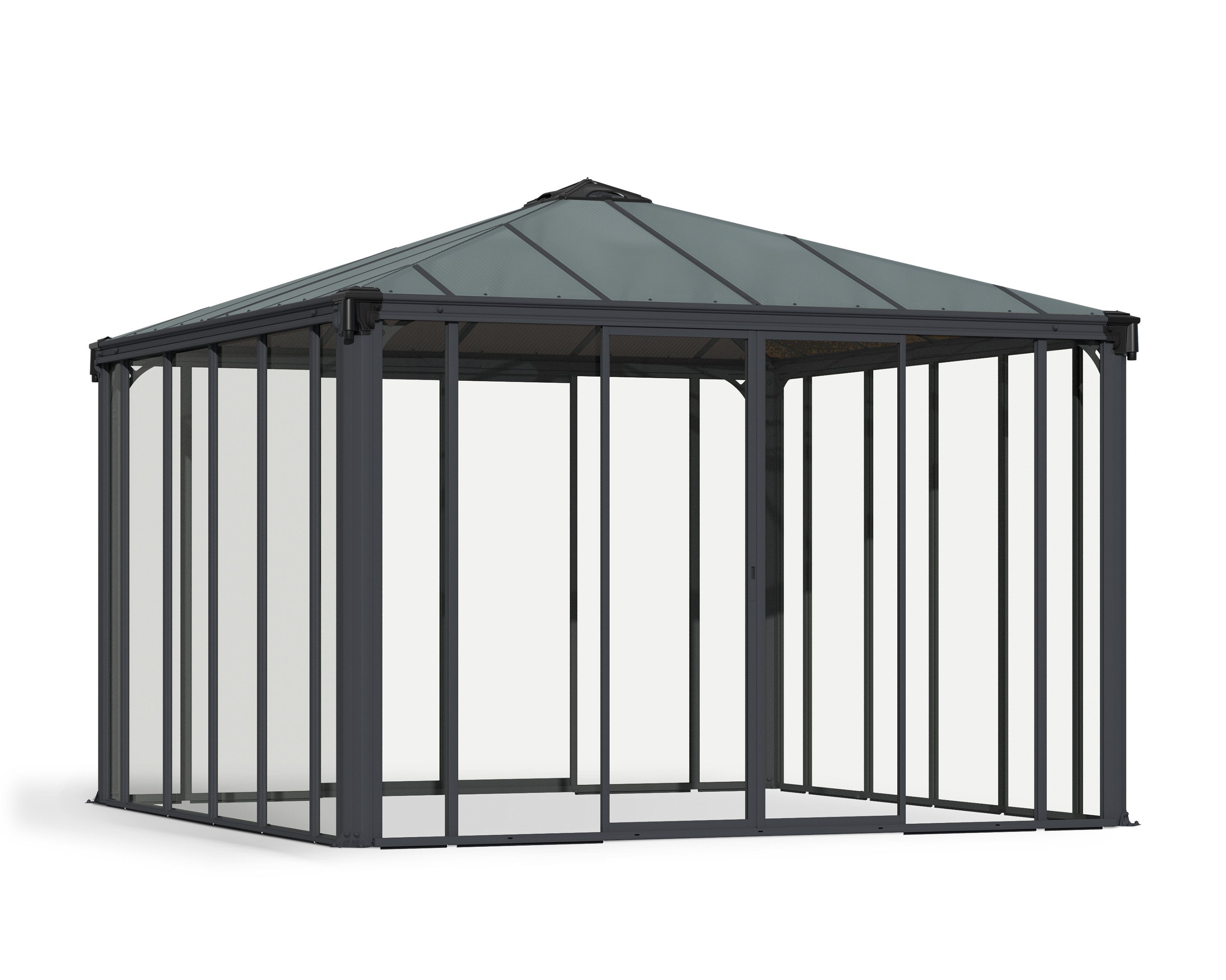 Palram - Canopia Pavillon Ledro 3600, mit 4 Seitenteilen, BxT: 360x360 cm