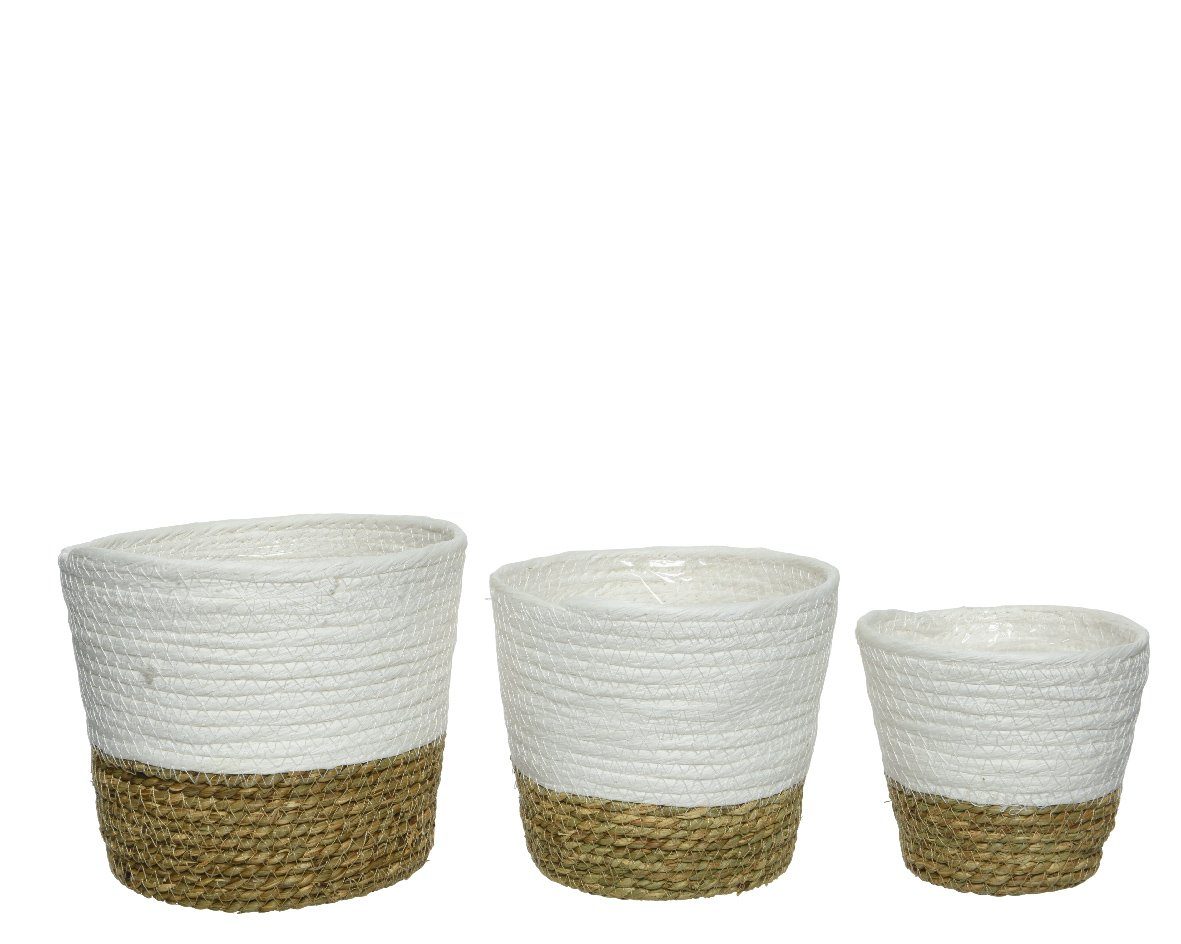 Kaemingk Blumentopf, Blumentopf geflochten Seegras 13-17cm günstig online kaufen