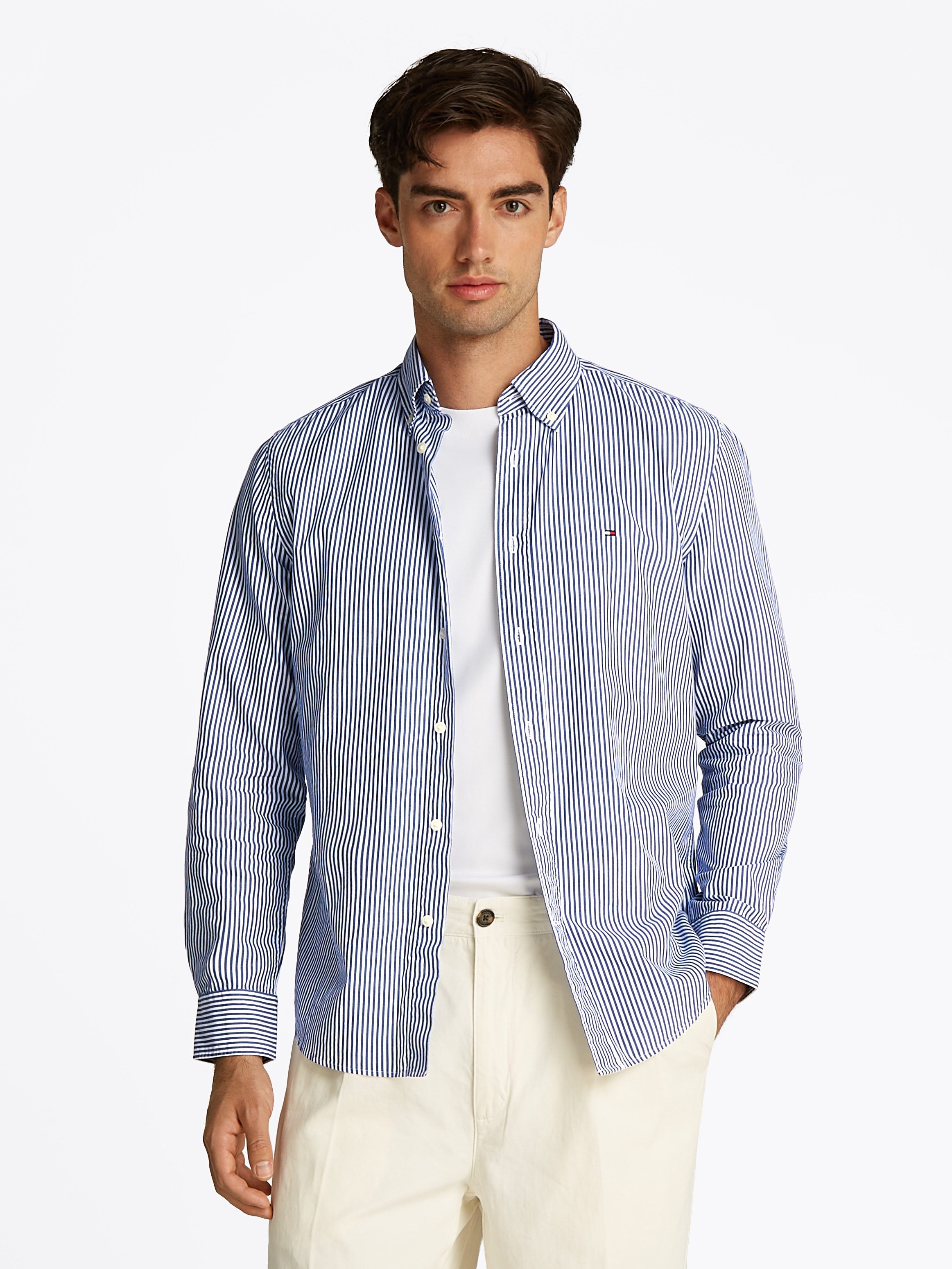Tommy Hilfiger Langarmhemd FLEX POPLIN CLASSIC günstig online kaufen