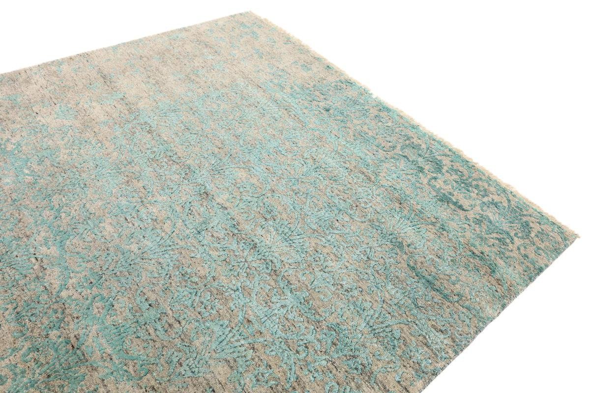 Orientteppich rechteckig, Designteppich, 201x303 Handgeknüpfter Nain Trading, Sindhi Moderner mm / Höhe: Orientteppich 12