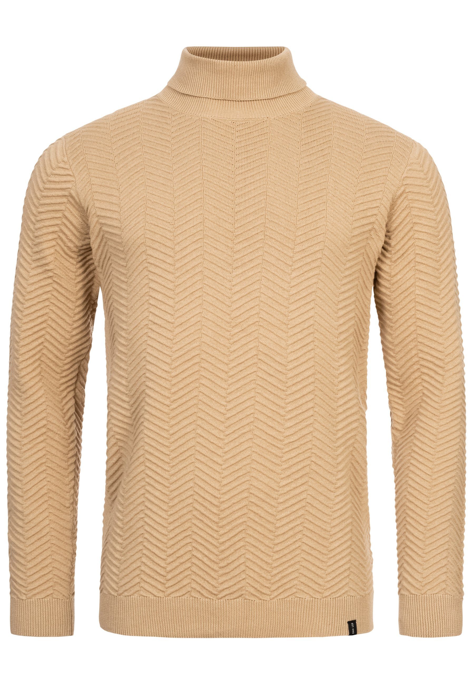 Indicode Rollkragenpullover Saini günstig online kaufen