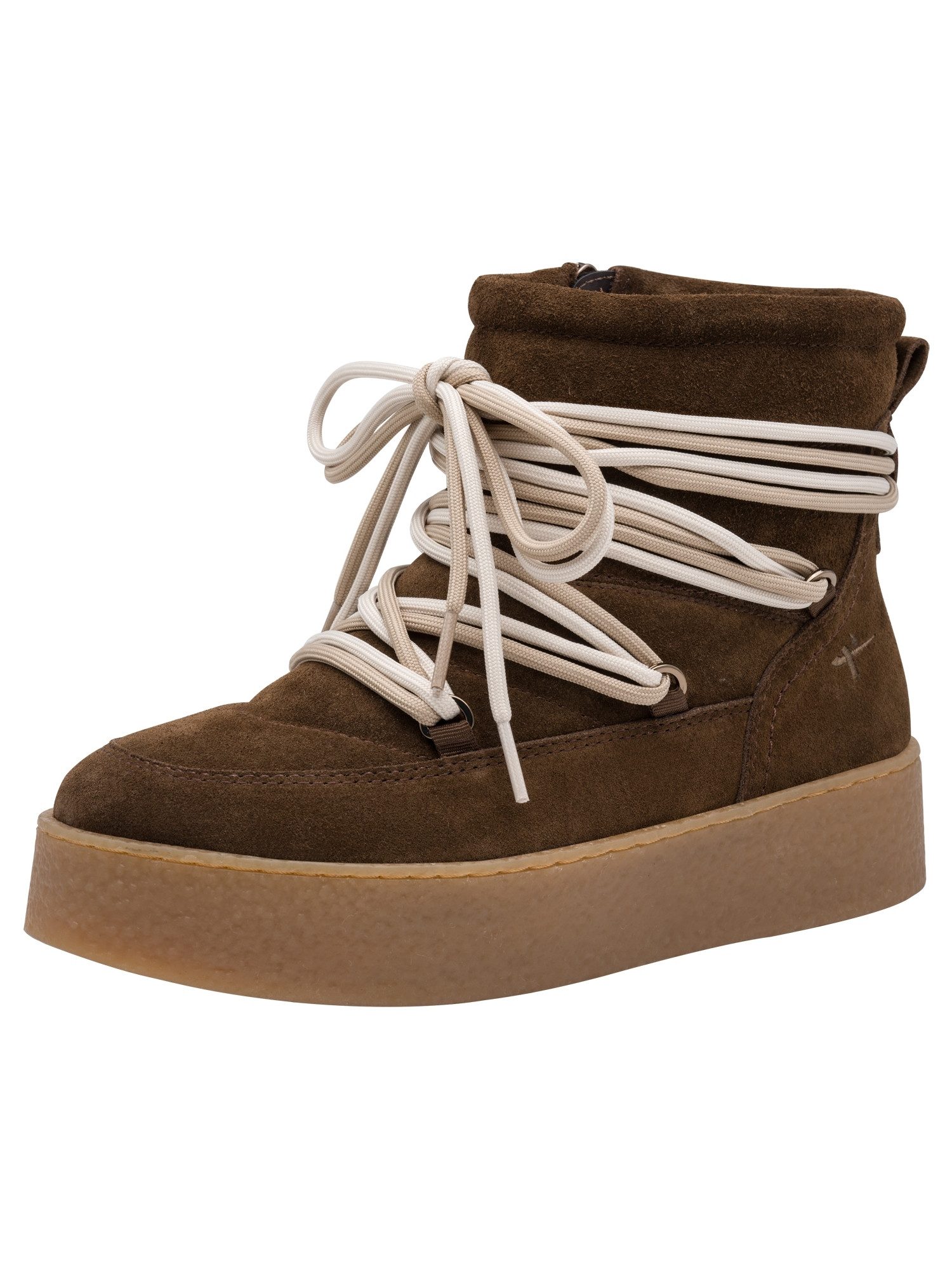 Tamaris Removable Sock aus Leder kein Absatz 1-26803-47 Winterstiefelette Removable Sock