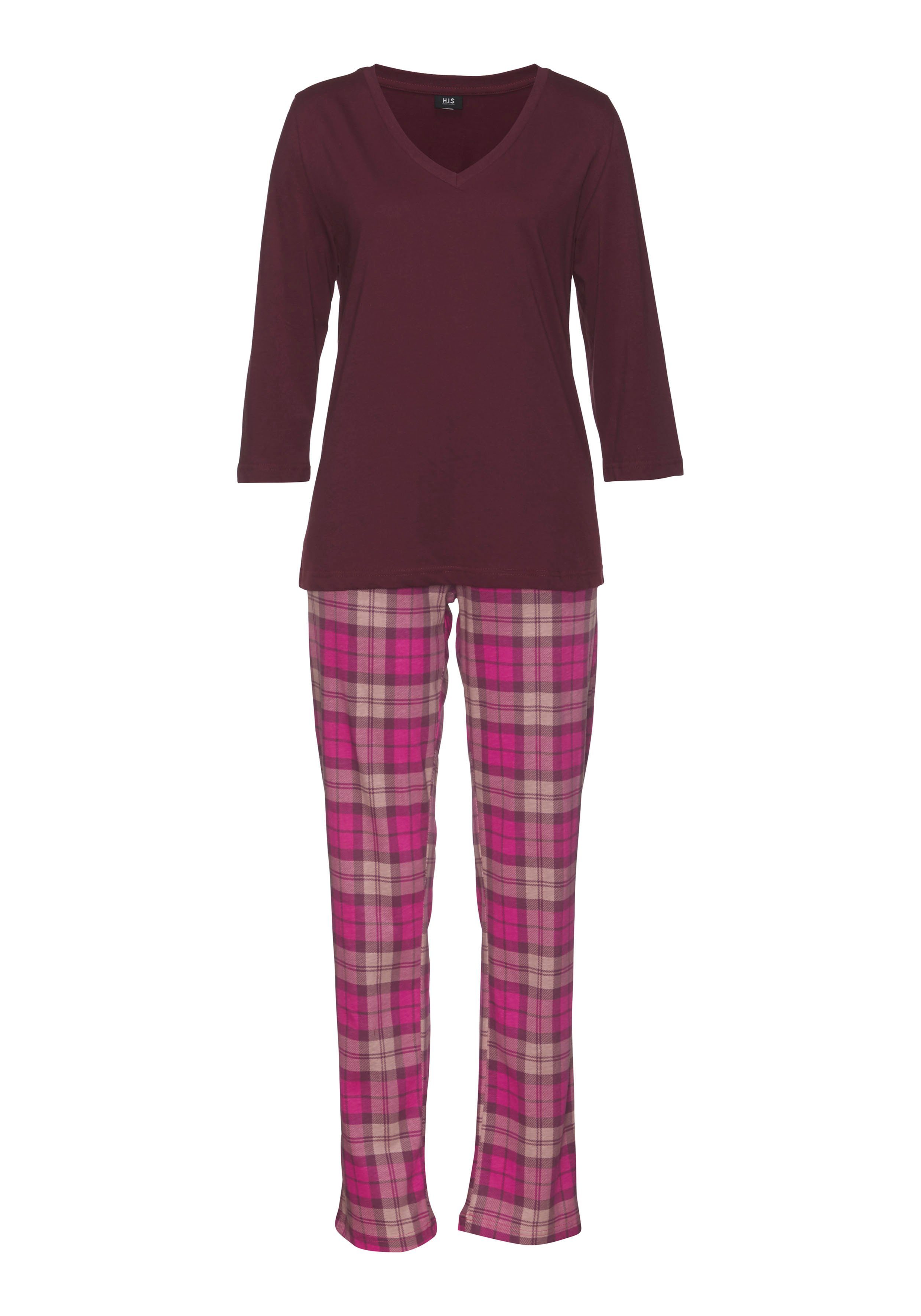 H.I.S Pyjama (Packung, 4 tlg., 2 Stück)