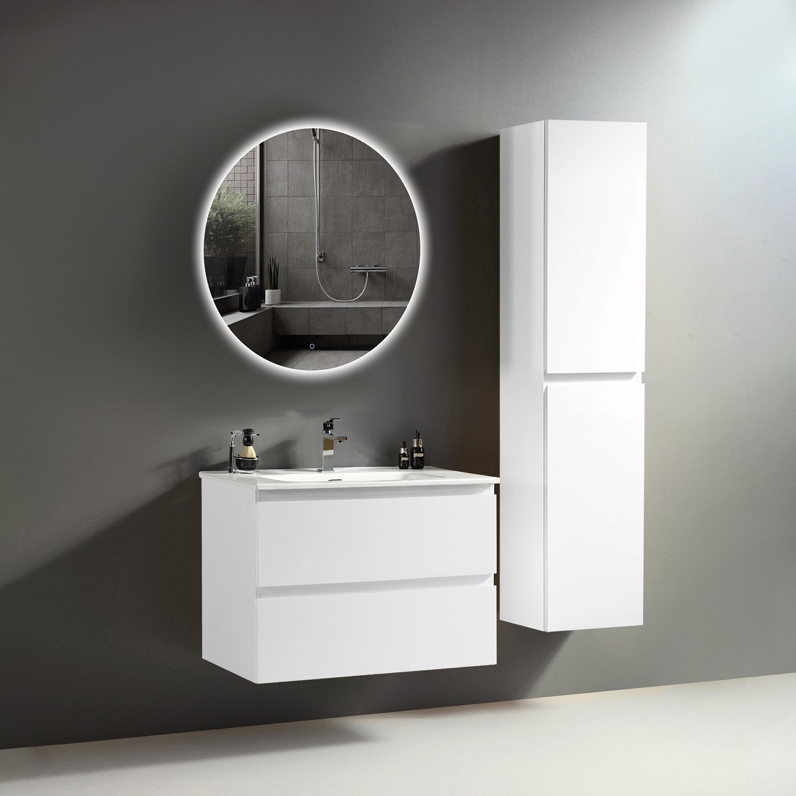 Alpenberger Badmöbel-Set - Badschrank Badezimmer Schrank, günstig online kaufen