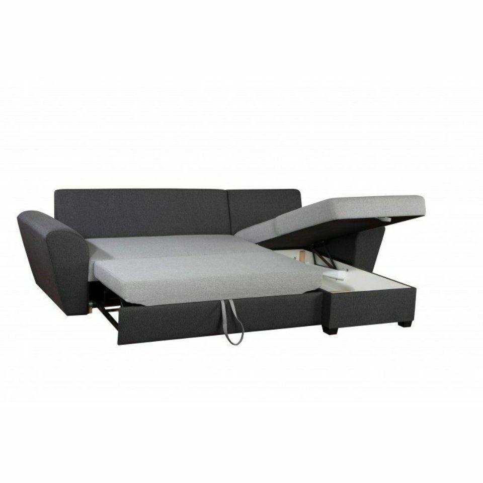 Couch Sofa Europe Bettfunktion Made Ecksofa Sofa Alina Sitz, JVmoebel in Design Polster