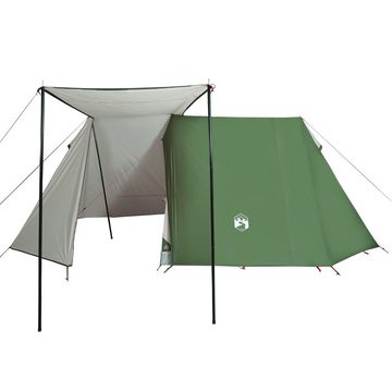 vidaXL Vorzelt Campingzelt 3 Personen Grün 465x220x170 cm 185T Taft