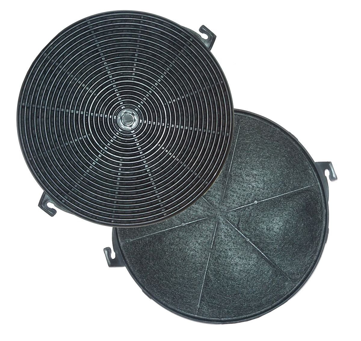Aktivkohlefilter 2 Stück rund 210x18mm - 21/S, OK6, OK9 passend für Mastercook Baumatic