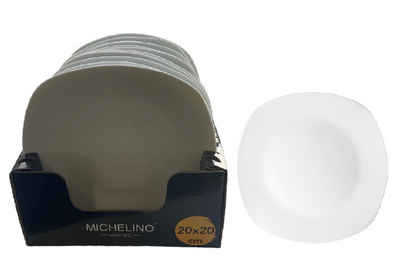 Michelino Teller Hochwertige Teller für den perfekten Tisch: Stilvoll und funktional, (12 St)