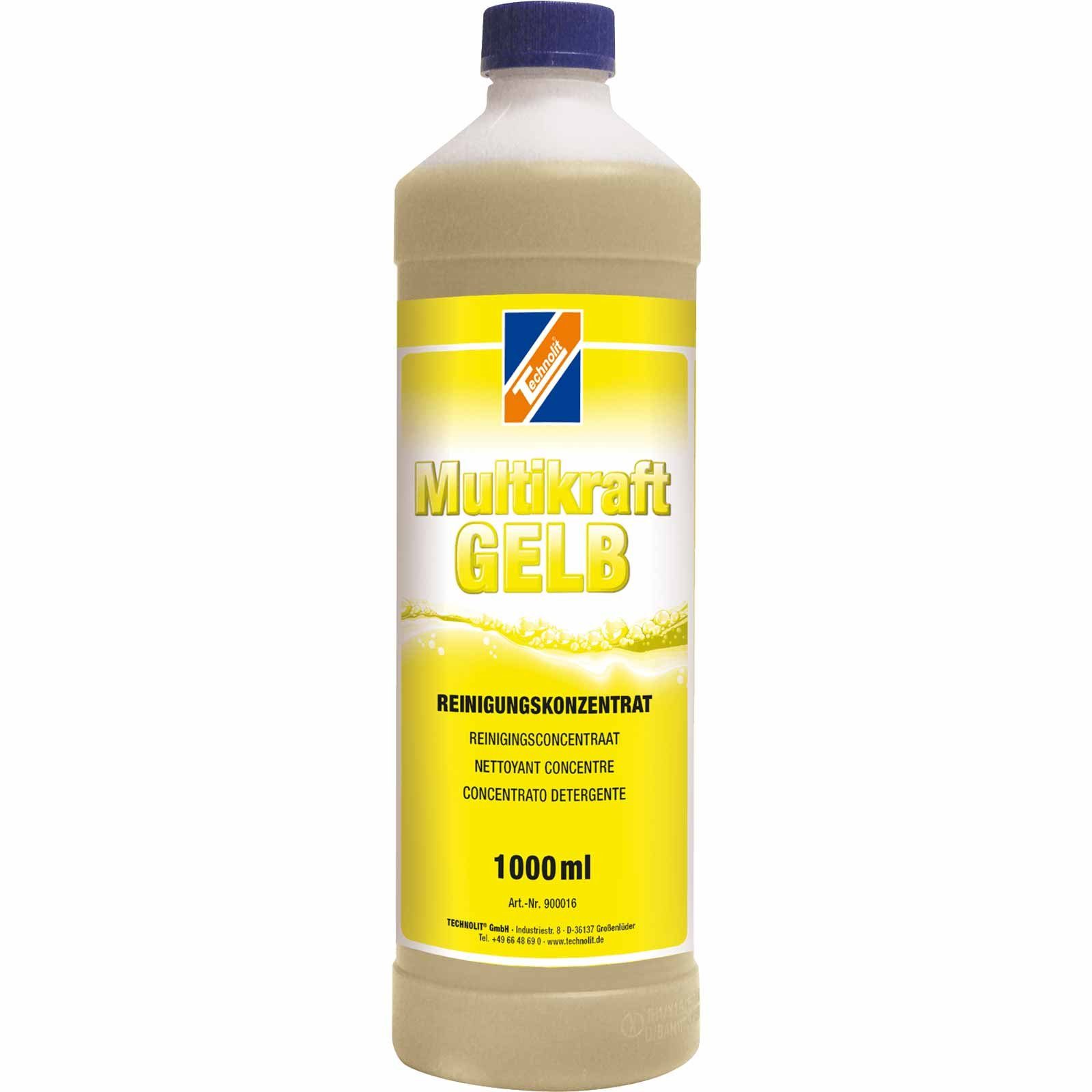 Sanitärreiniger GELB TECHNOLIT® 1 Konzentrat Liter Multikraft sauer Sanitärreiniger