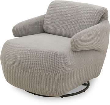 DOMO collection Sessel 700015 mit Rückenverstellung und Drehfunktion, wahlweise auch mit Wippfunktion