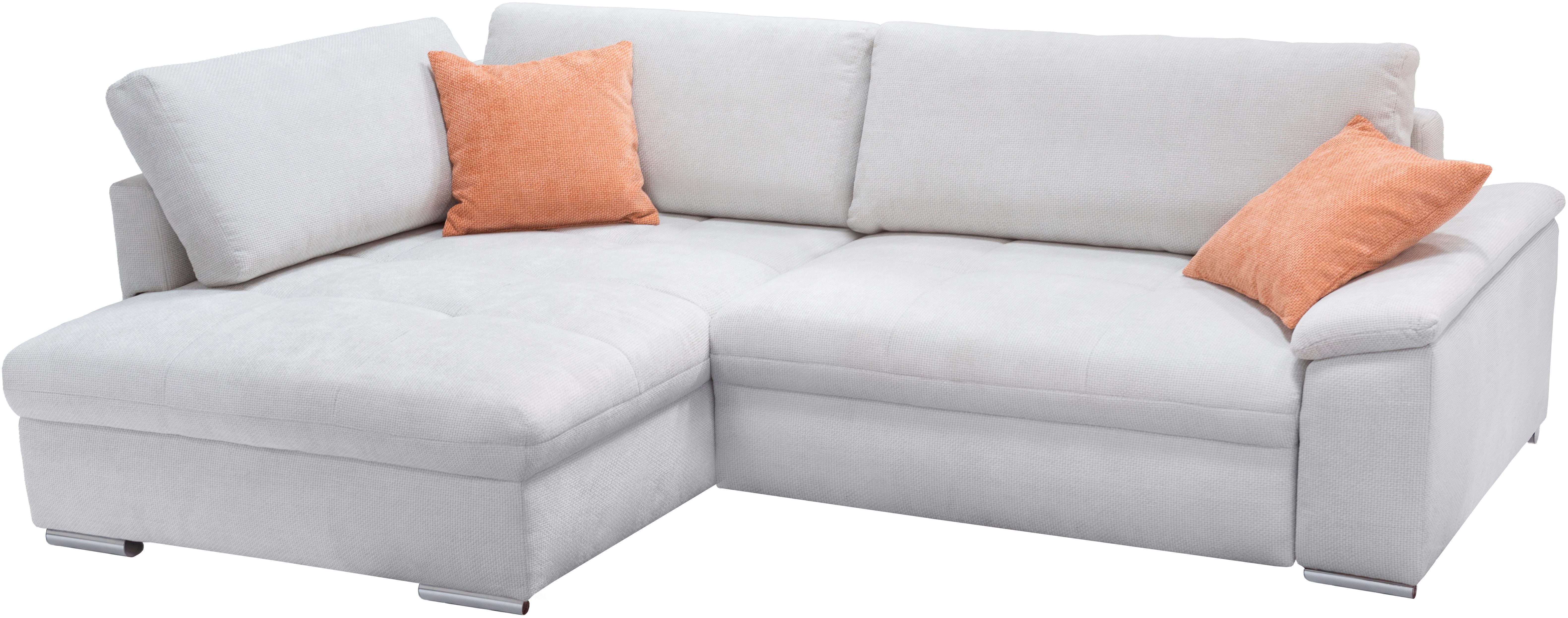 exxpo - sofa fashion Ecksofa Casa Grande inkl. Bettfunktion & Bettkasten, bequem, Breite 268cm, L-Form, guter Sitzkomfort, große Liegefläche