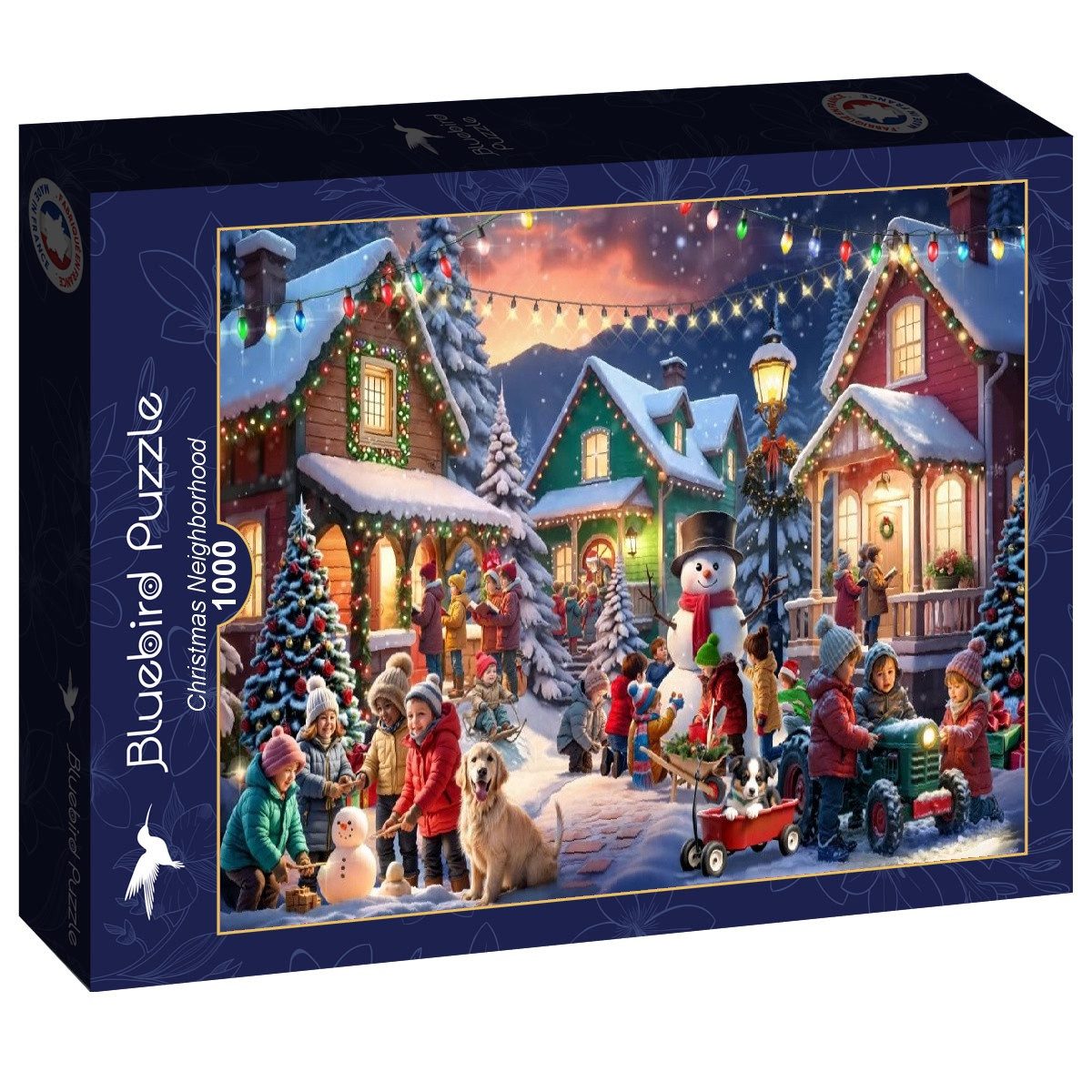 Bluebird Puzzle Puzzle Weihnachten unter Nachbarn, Puzzleteile günstig online kaufen