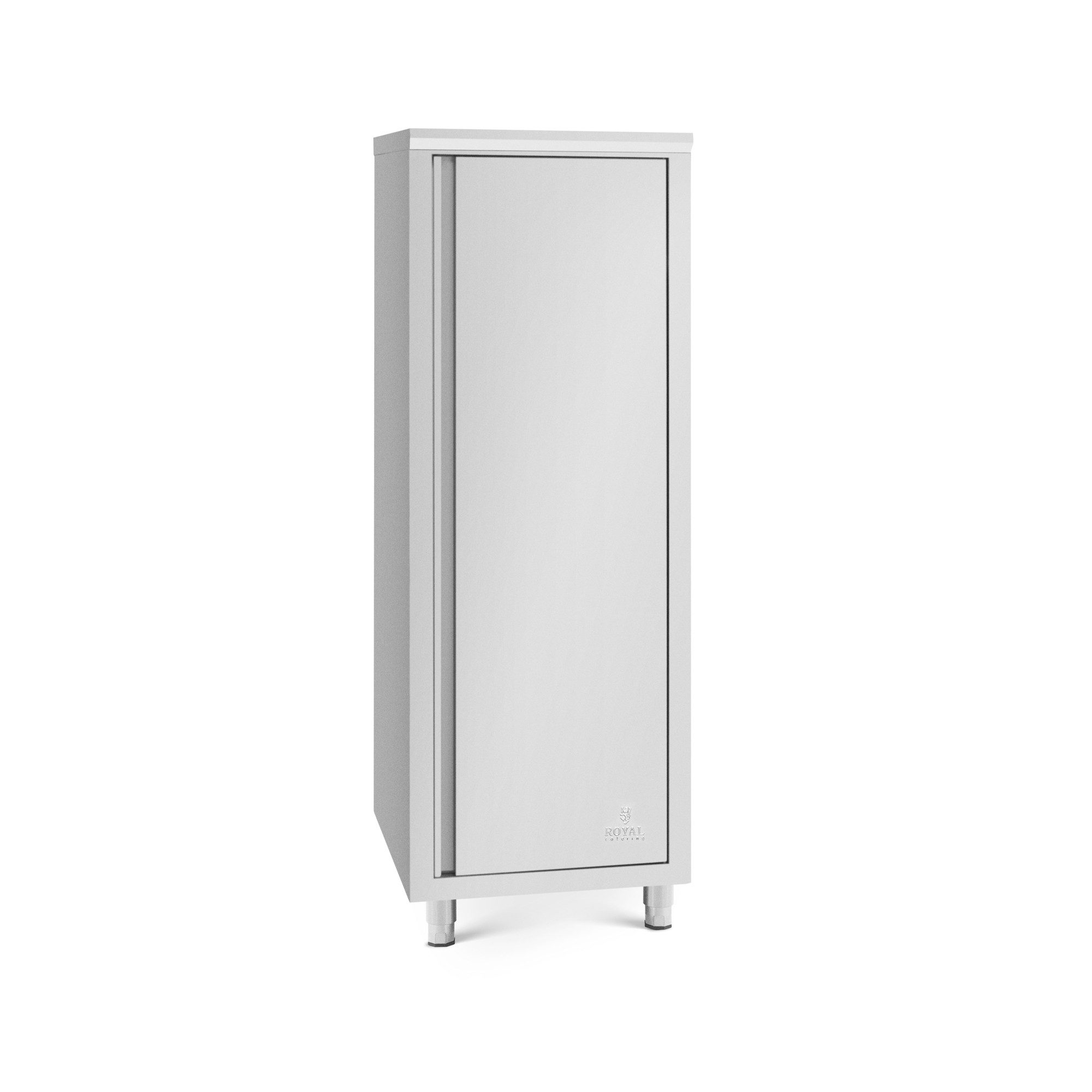 Royal Catering Vorratsschrank Geschirrschrank Edelstahl 60 x 70 x 180 cm 3 Ablagen Hochschrank